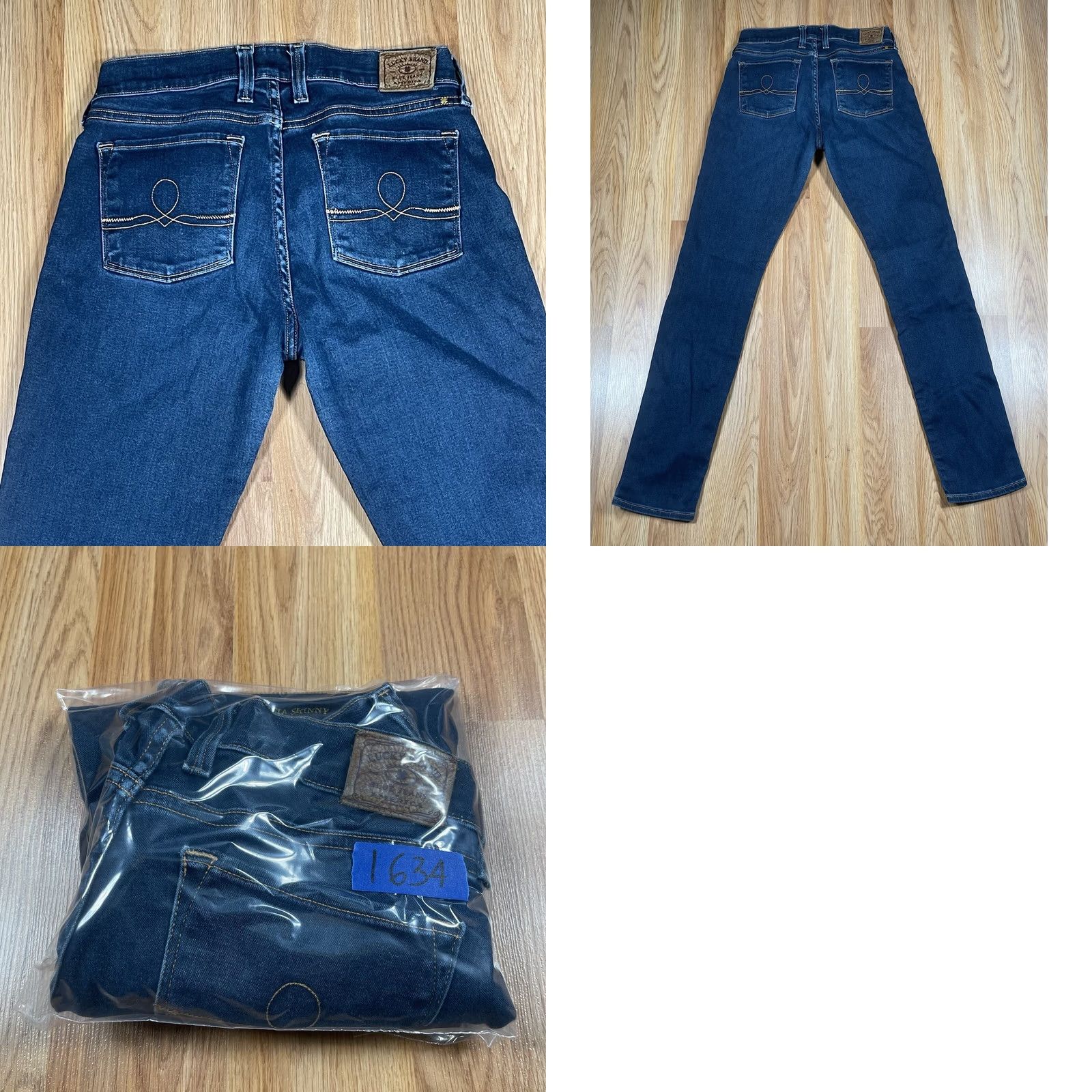 Lucky Brand Lucky Brand Jeans Womens 6/28 Regular Sofia Skinny Stretch Mid Rise Blue Denim Size 28" / US 6 / IT 42 - 10 Thumbnail