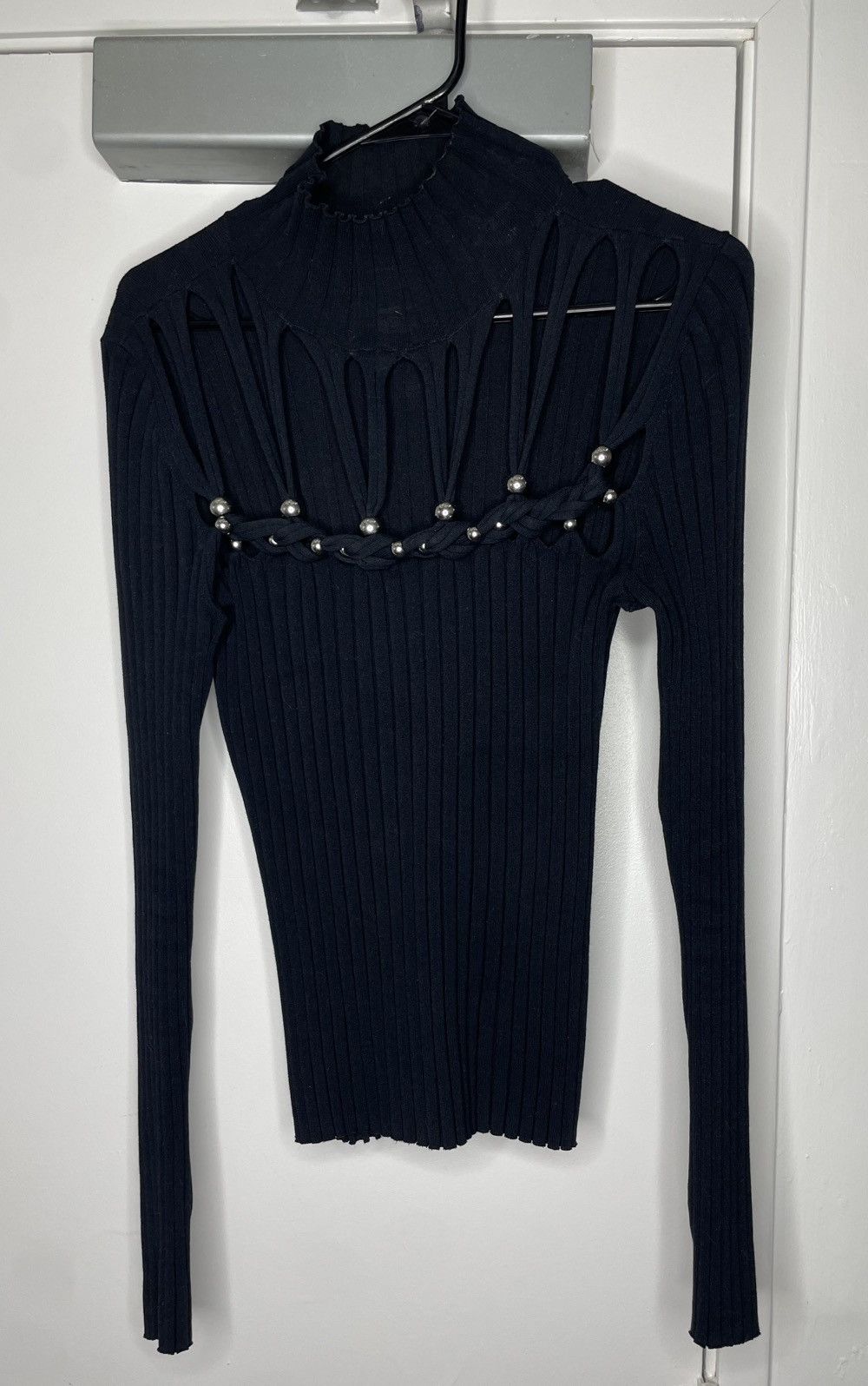 Dion Lee Dion Lee Beaded Knit Top Size M / US 6-8 / IT 42-44 - 4 Thumbnail