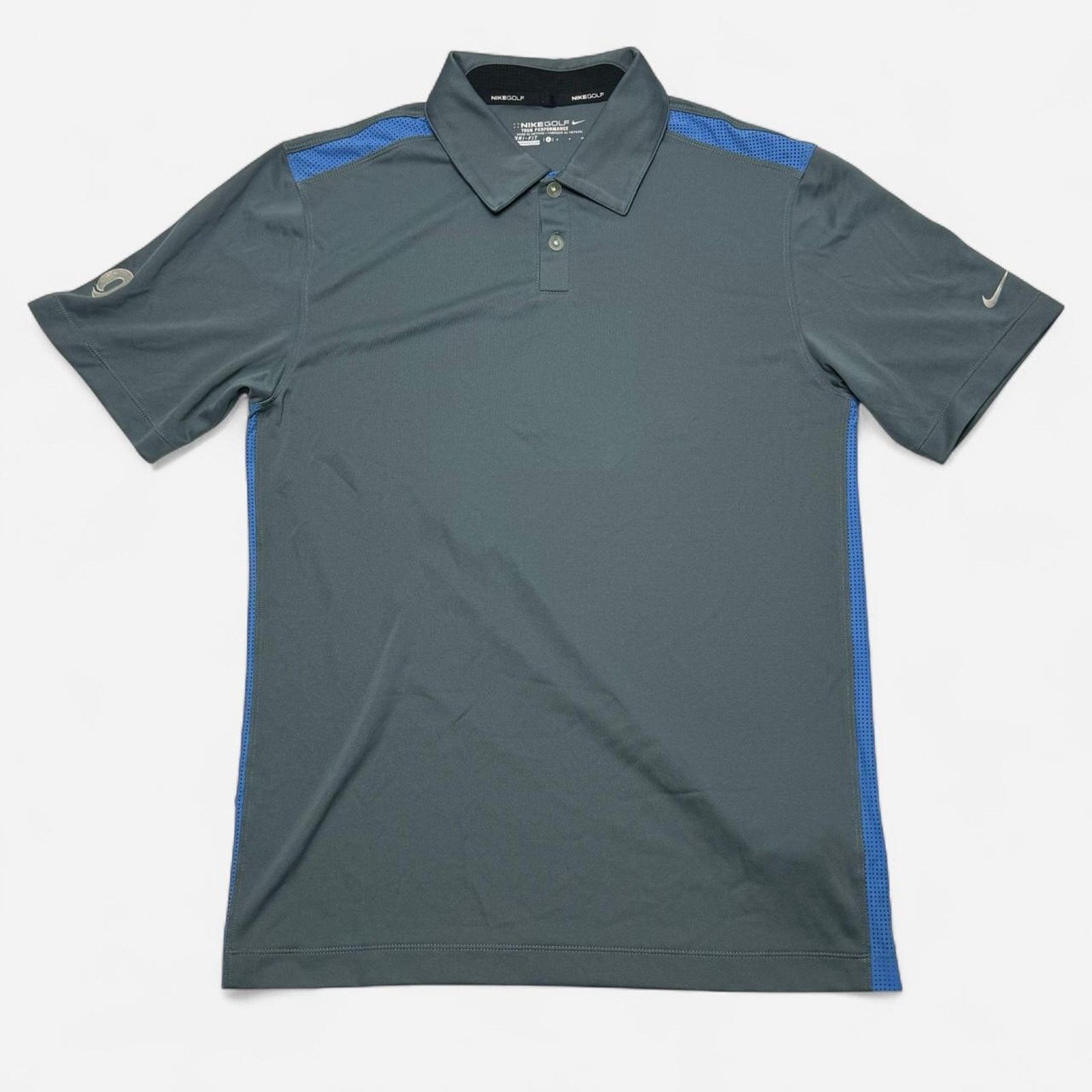 Nike Nike Golf Dri-Fit GrayBlue Performance Polo Shirt Men. Small Size US S / EU 44-46 / 1 - 1 Thumbnail