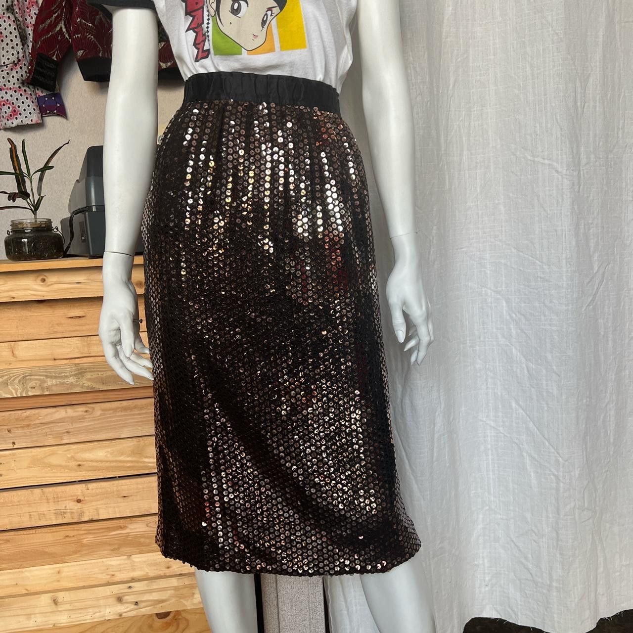 Escada 90'S VINTAGE ESCADA SEQUINED MIDI SKIRT | Grailed