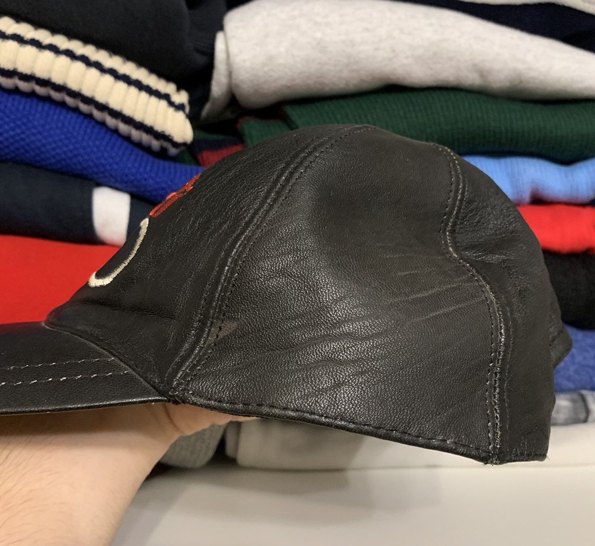 Audi Vintage Audi Leather Racing Cap Size ONE SIZE - 17 Thumbnail