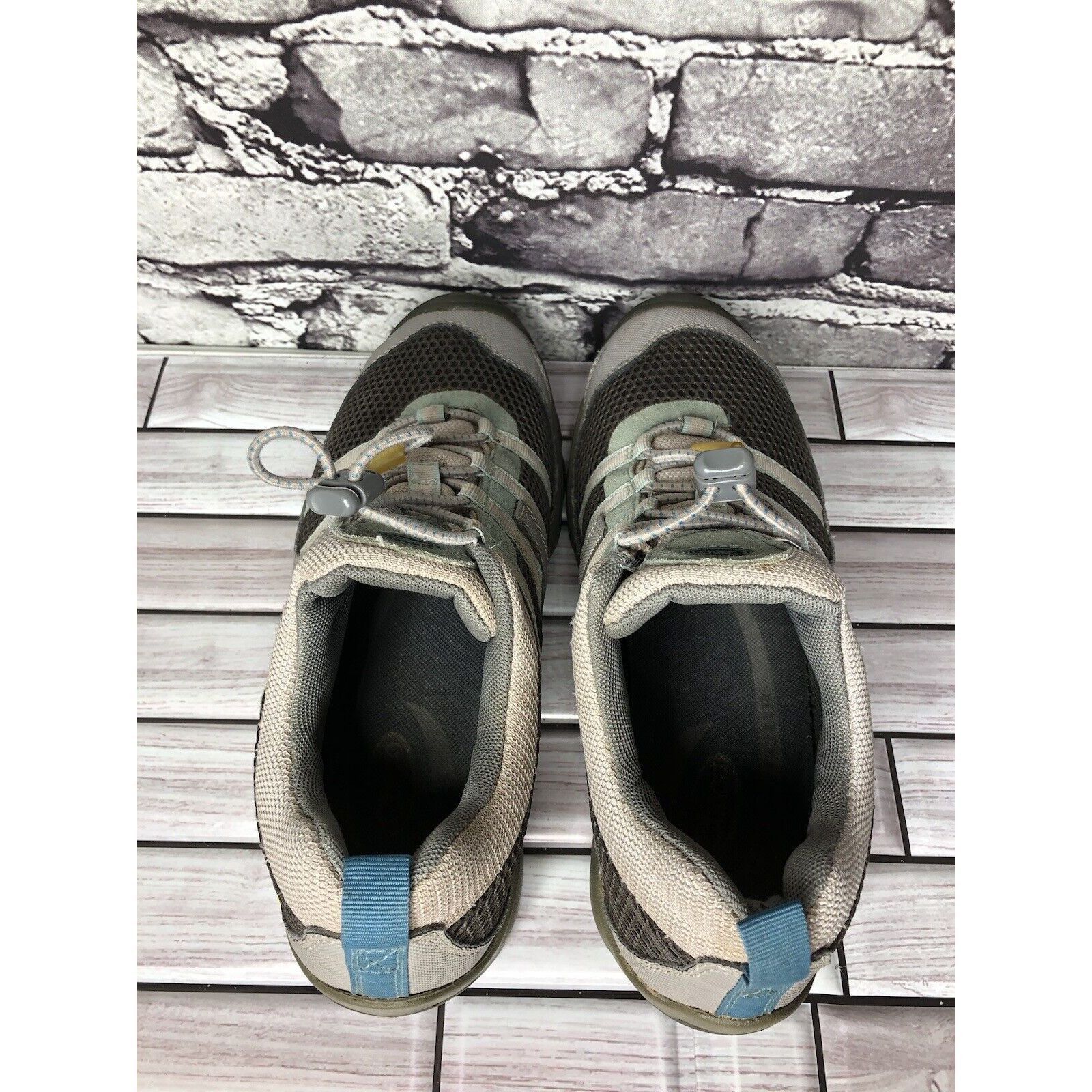 Chaco Chaco Suntrail Mist Gray Mesh Blue Casual Trail Hiking Shoes Size US 7.5 / IT 37.5 - 5 Thumbnail