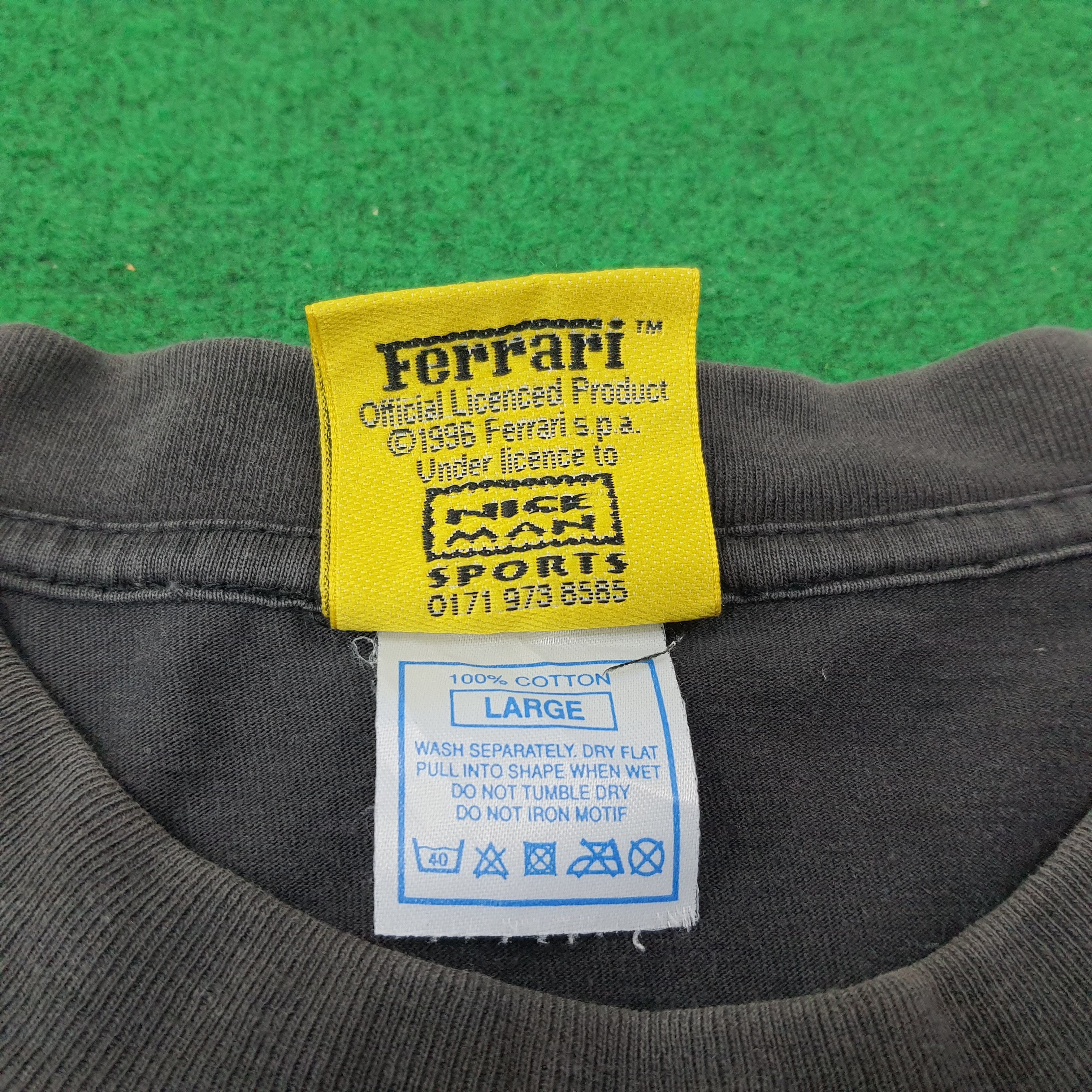 Ferrari Vintage Ferrari Sports Big Logo Tshirt C223N44 Size US L / EU 52-54 / 3 - 6 Thumbnail