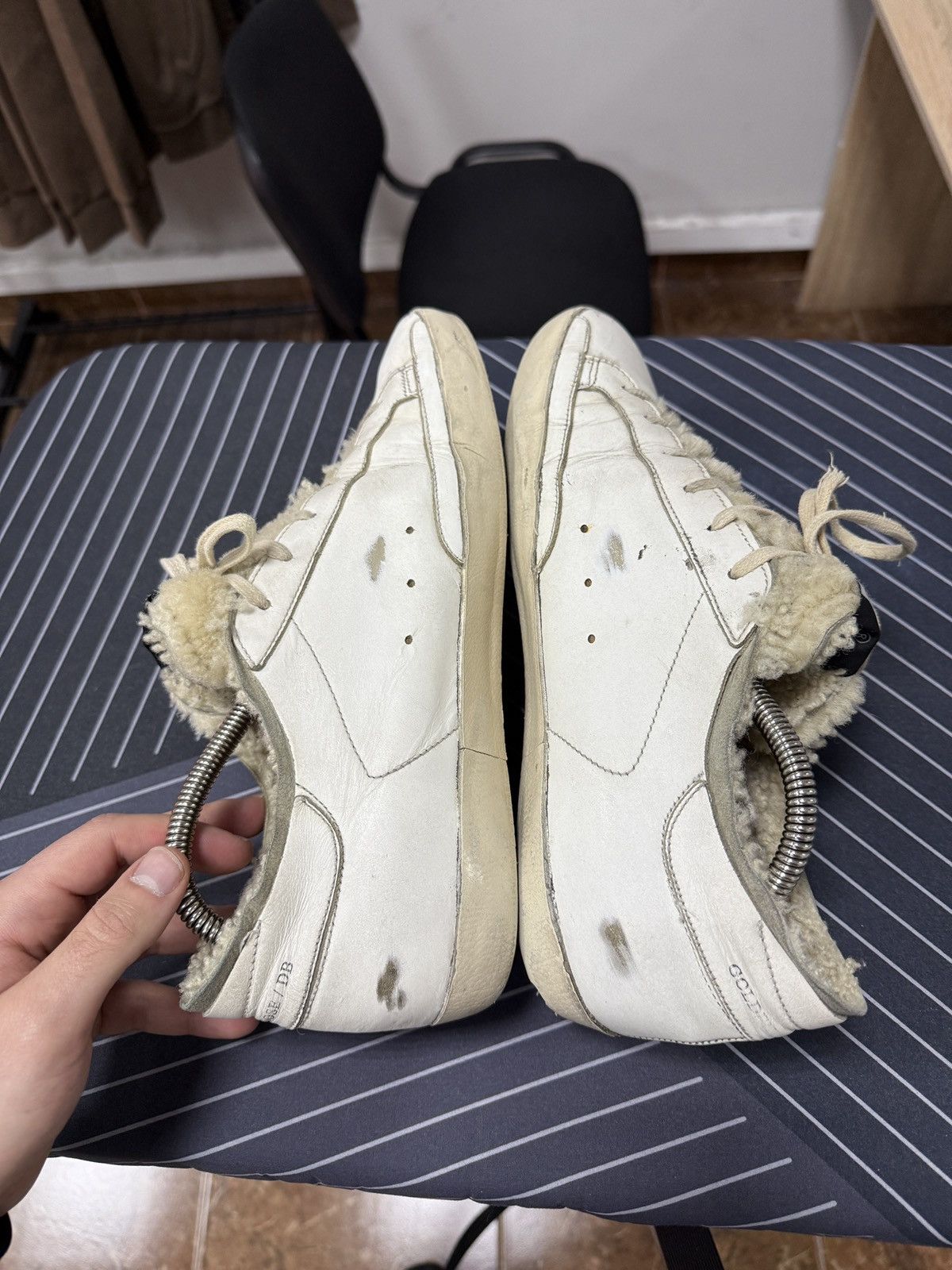 Golden Goose 🇮🇹 Golden Goose Superstar Leather Trainers GGDB Made in Italy Size US 9 / EU 42 - 6 Thumbnail