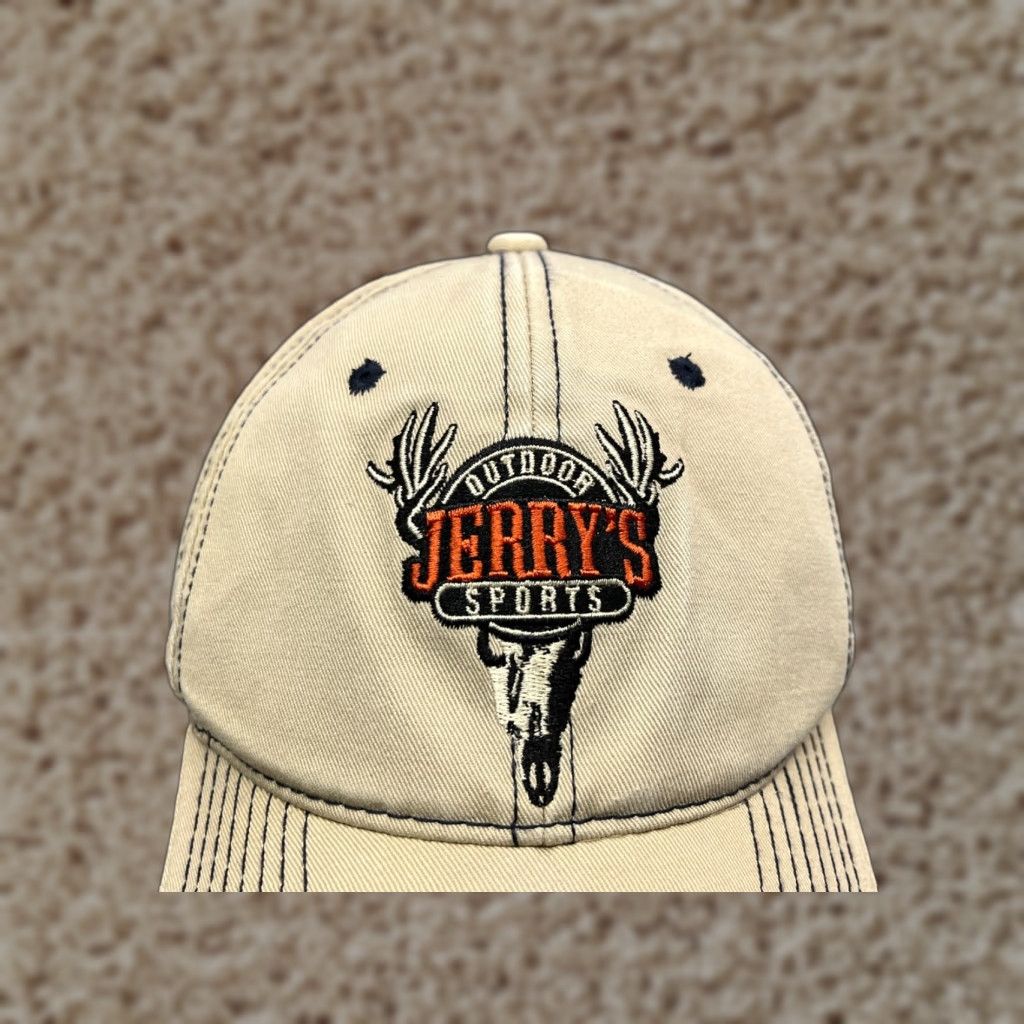 Vintage Outdoor Cap Hat Adult One Size Ivory Cotton Firearms Size ONE SIZE - 1 Thumbnail
