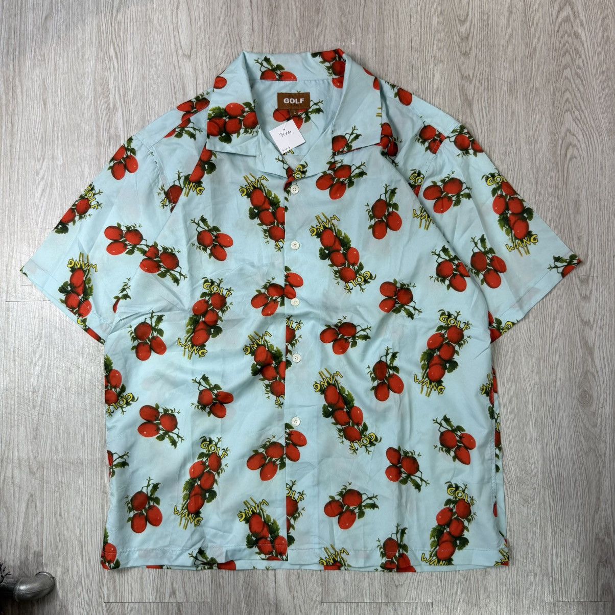 Golf Wang GOLF WANG x Tyler the Creator tomatoes button up shirt Size US L / EU 52-54 / 3 - 1 Thumbnail