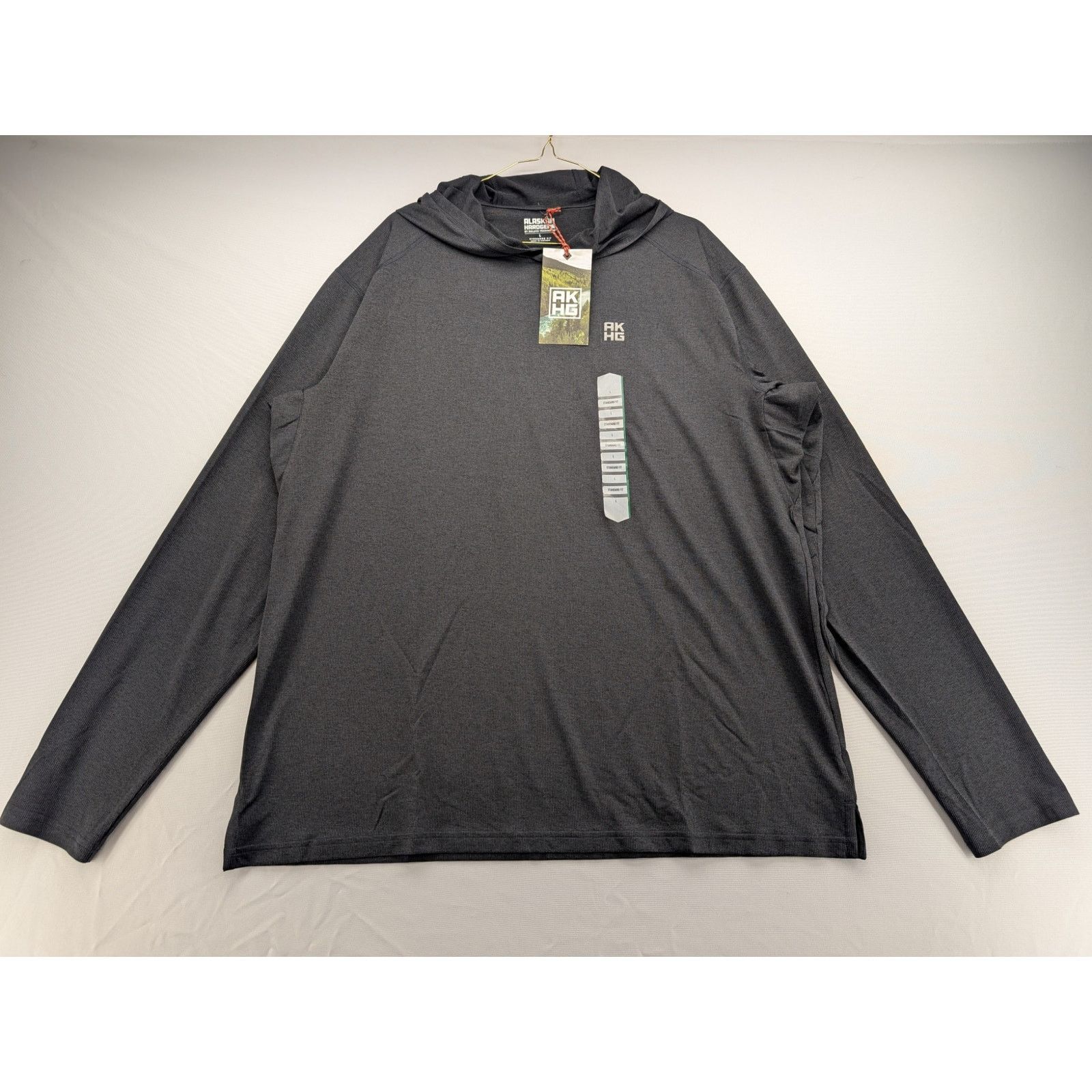 Other NWT Men's AKHG Tun-Dry Standard Fit Hoodie in Black sz Large Size US L / EU 52-54 / 3 - 1 Thumbnail
