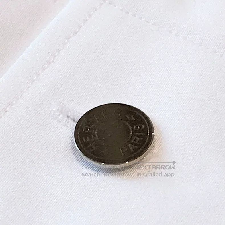 Hermes Hermes Classic men's white shirt Size US XXS / EU 40 - 6 Thumbnail