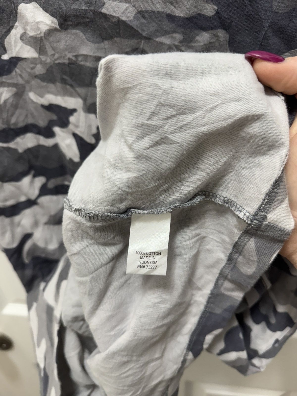 Sonoma Sonamo Grey Camo T-Shirt Dress Vetements Inspired Oversized Size US XL / EU 56 / 4 - 5 Thumbnail