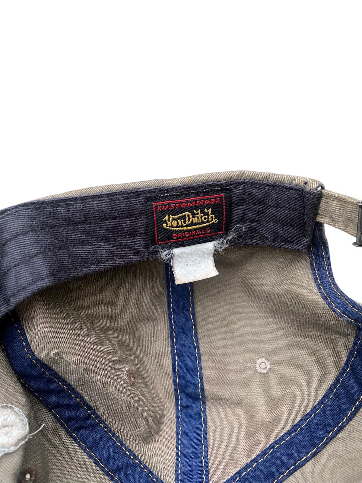 Von Dutch Limited Edition Von Dutch Distressed Hat Size ONE SIZE - 7 Thumbnail
