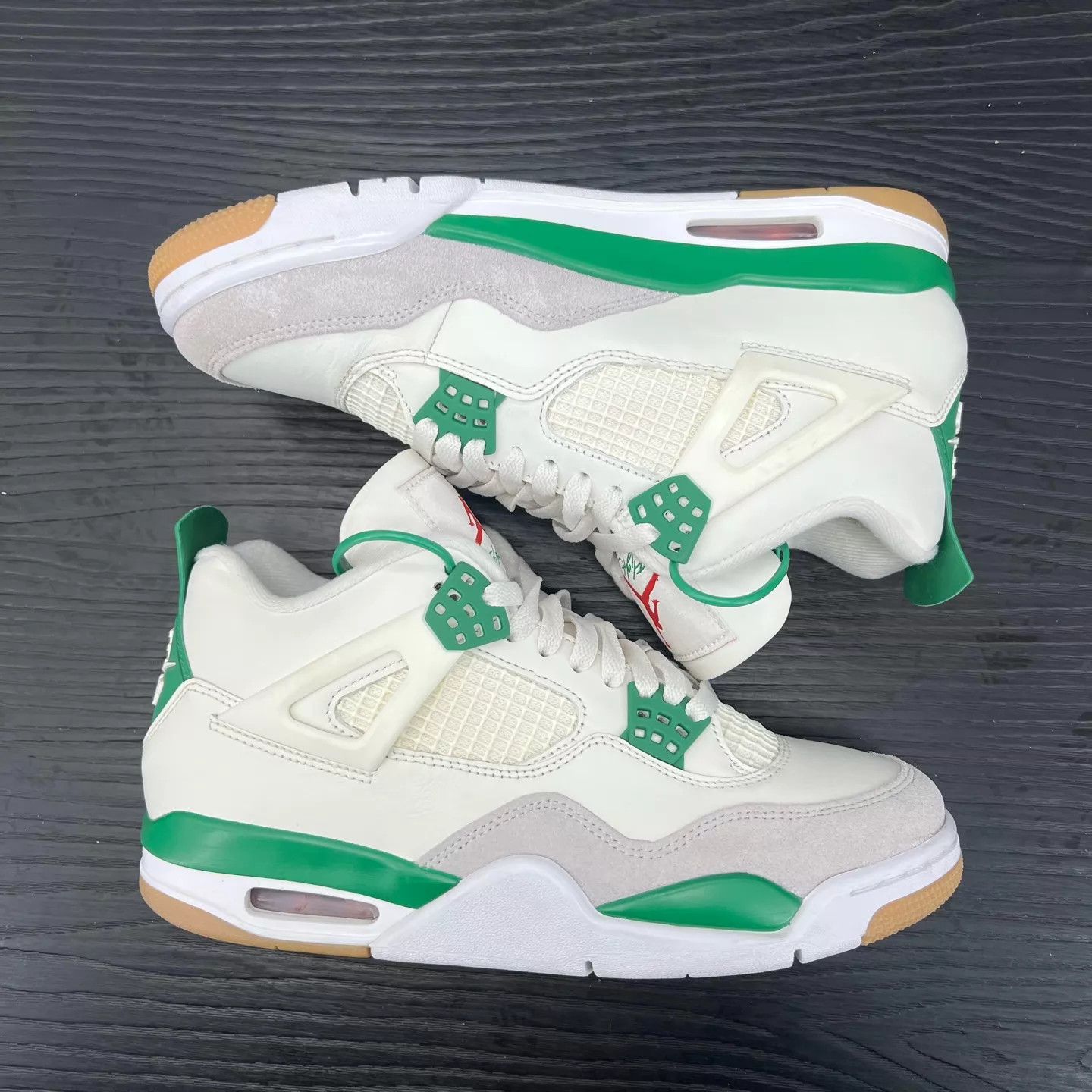 Nike AJ4 SB White Green 42 99 New Worn 2x Size US 8.5 / EU 41-42 - 3 Thumbnail