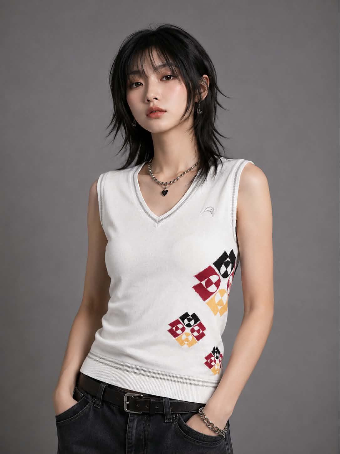 Mandarina Duck 00s Mandarina Duck Y2K luxury sleeveless rare Size XS / US 0-2 / IT 36-38 - 1 Thumbnail