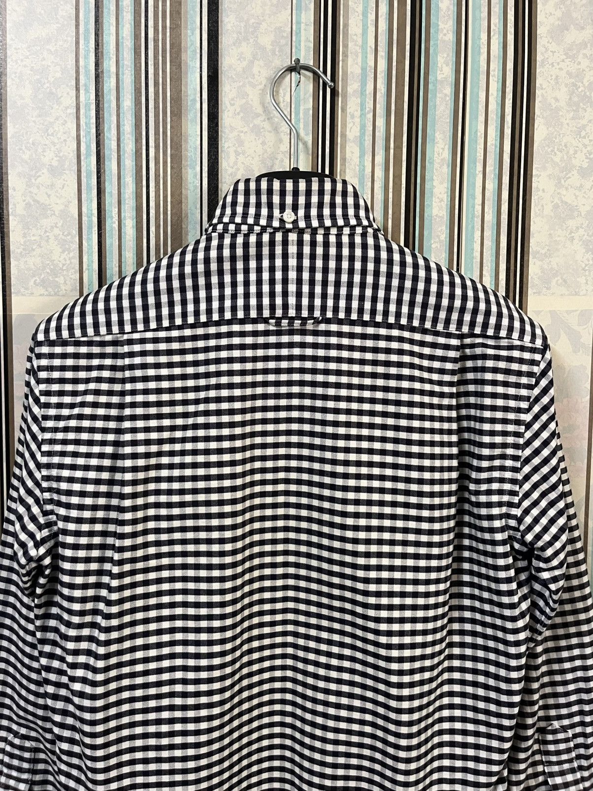 Thom Browne 2000s Gingham-check tartan longsleeve #H5 Size US S / EU 44-46 / 1 - 4 Thumbnail
