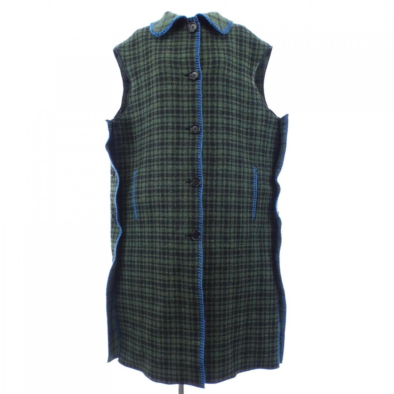 Marni Marni Marni Long Vest Textile Outerwear GLMA0050BM DUTY FREE for USA Size ONE SIZE - 1 Thumbnail