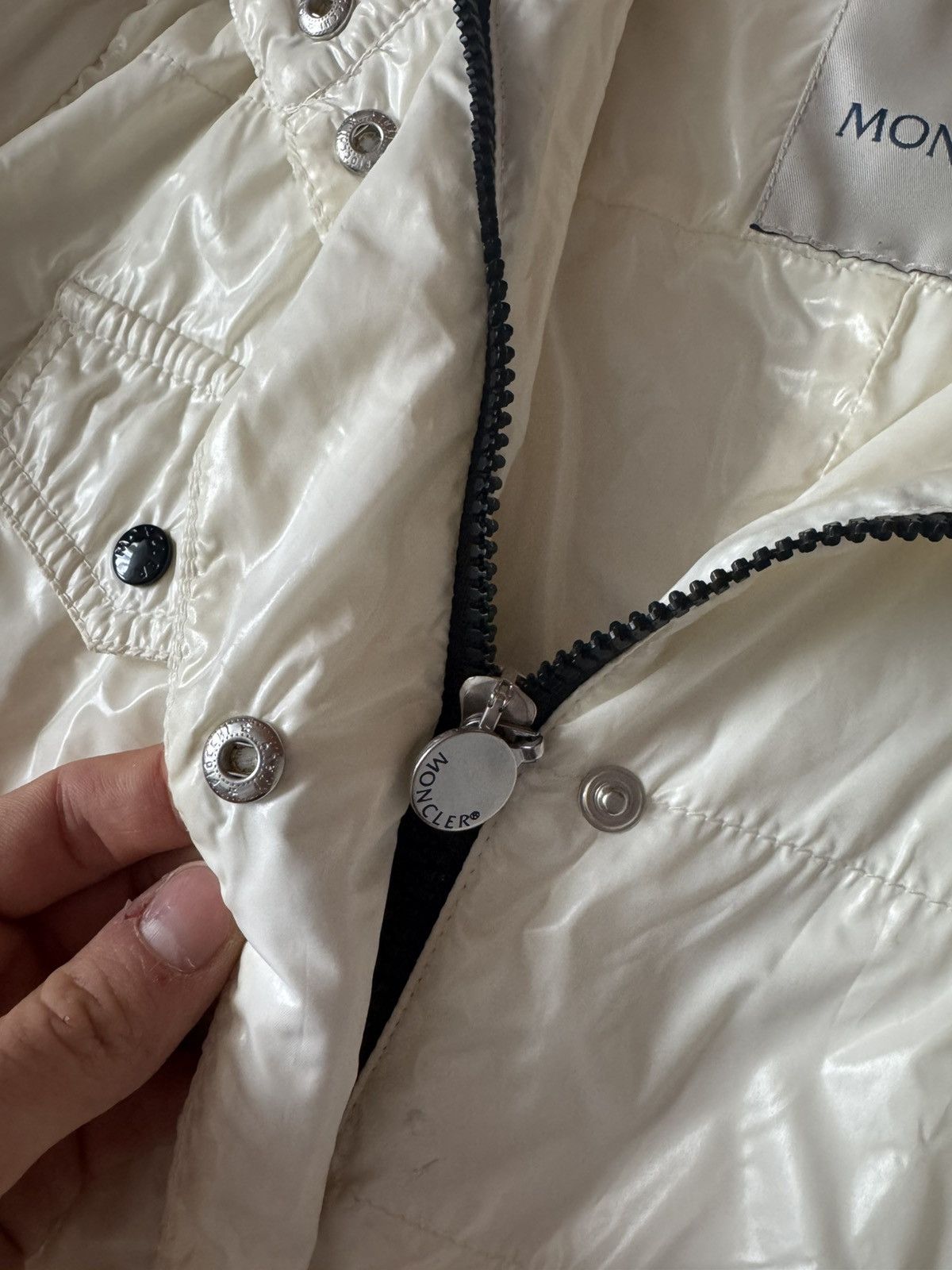 Moncler Moncler Jacket Lampo Classic Tissu Stoff Tessuto Venan Italy Size S / US 4 / IT 40 - 8 Thumbnail