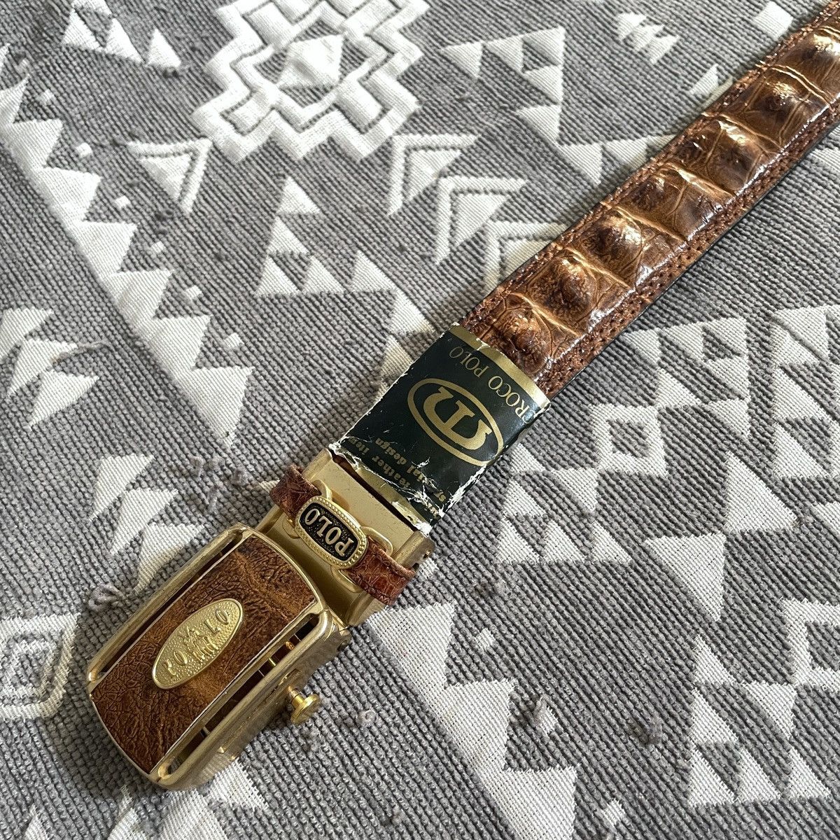 If Six Was Nine 🔥LAST DROP🔥Vintage Y2k polo aligator leather belts Size ONE SIZE - 4 Thumbnail