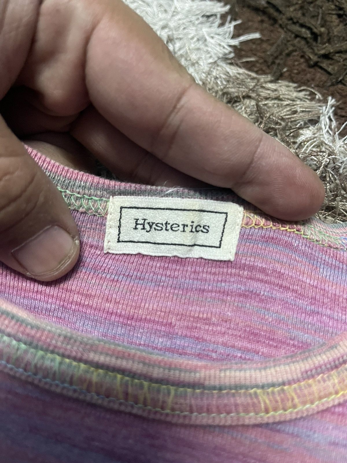 Hysteric Glamour × Japanese Brand × Seditionaries 🇯🇵VINTAGE HYSTERIC GLAMOUR RAINBOW TEE VERY RARE Size S / US 4 / IT 40 - 3 Thumbnail