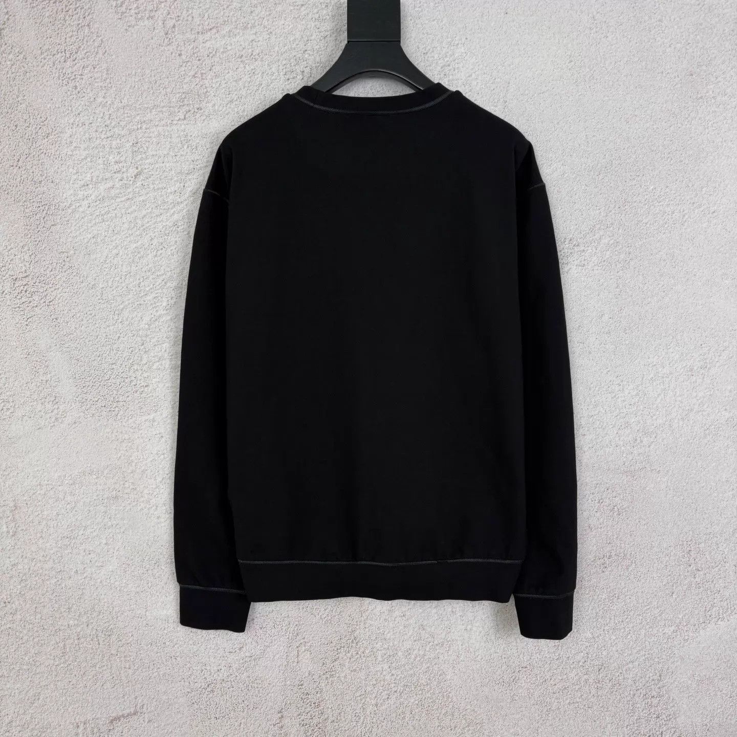 Prada Prada Nylon Pullover Sweatshirt Black XL Triangle Logo Size US XL / EU 56 / 4 - 2 Thumbnail