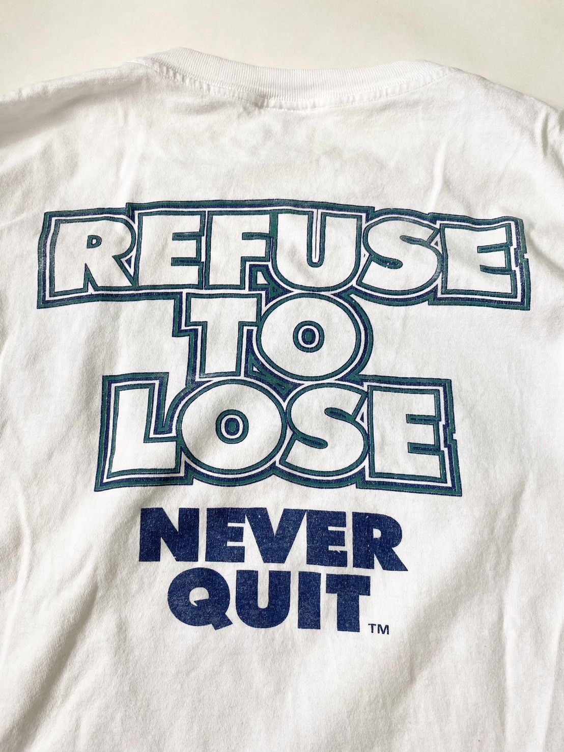 Japanese Brand × Vintage Vtg Slogan Tee Size US L / EU 52-54 / 3 - 6 Thumbnail