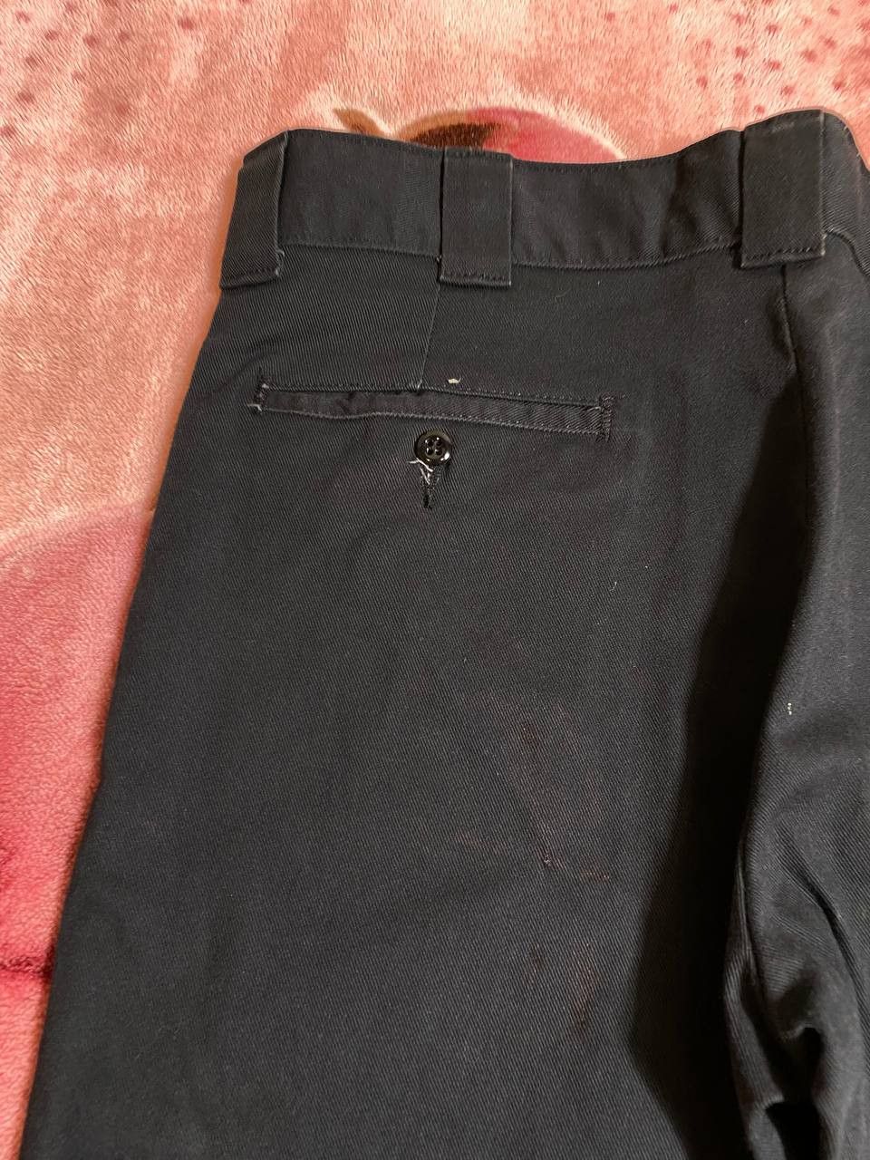 Dickies Dirty Painted Denim Distressed Patchwork Flared Baggy Size US 34 / EU 50 - 12 Thumbnail