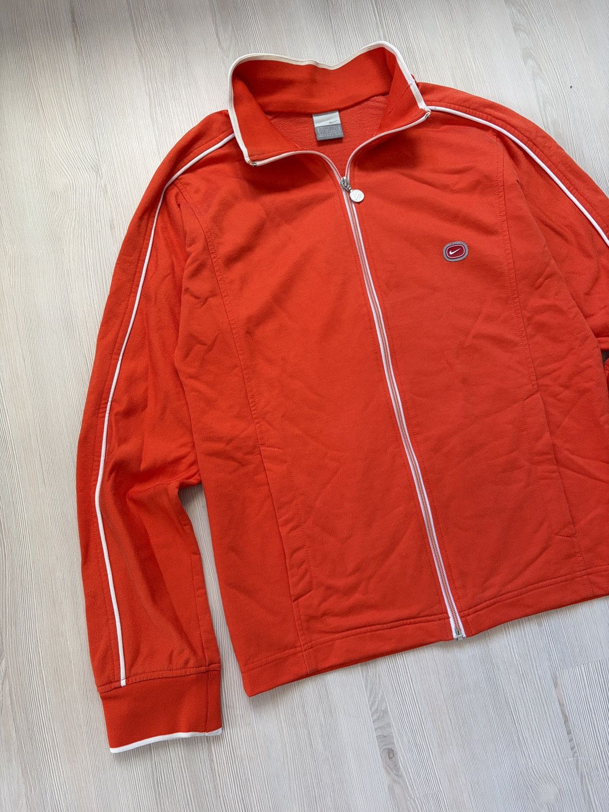 Nike Nike Vintage Cortez 02 Orange Zip Tracking Jacket Size US L / EU 52-54 / 3 - 8 Thumbnail