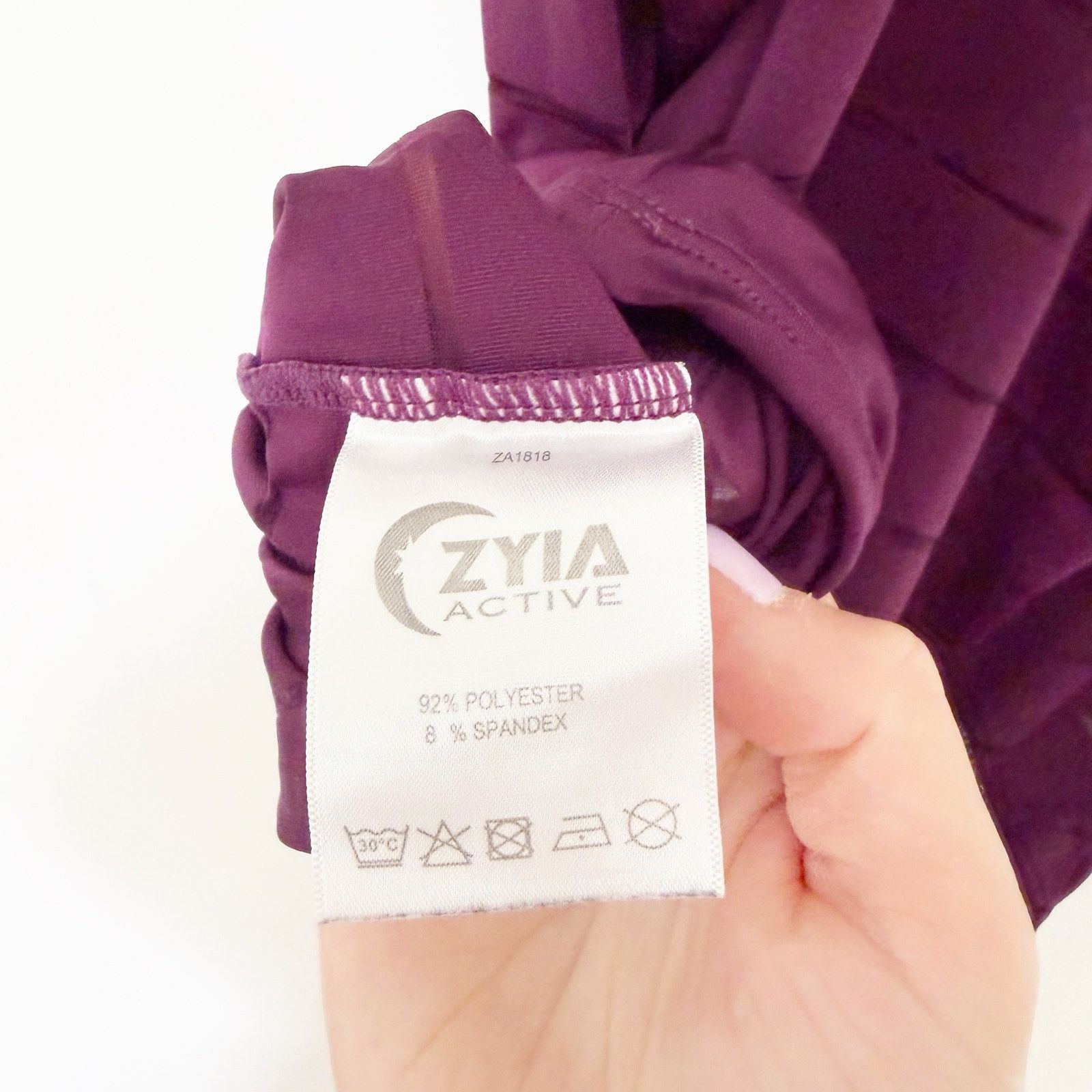Other Zyia Lot of 2 Red Purple Racerback Athletic Tank Top Sz S Size S / US 4 / IT 40 - 12 Thumbnail