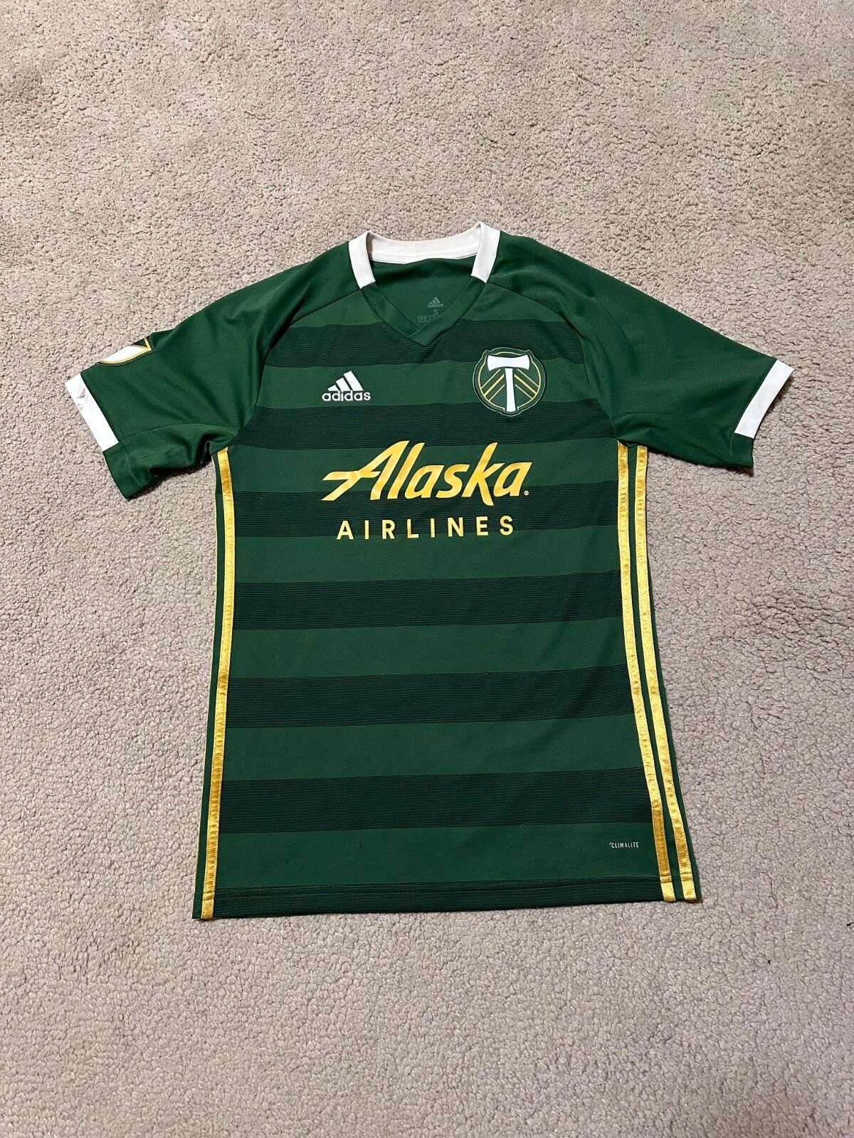 Adidas Portland Timbers 2019/20 home football shirt soccer adidas Size US S / EU 44-46 / 1 - 1 Thumbnail