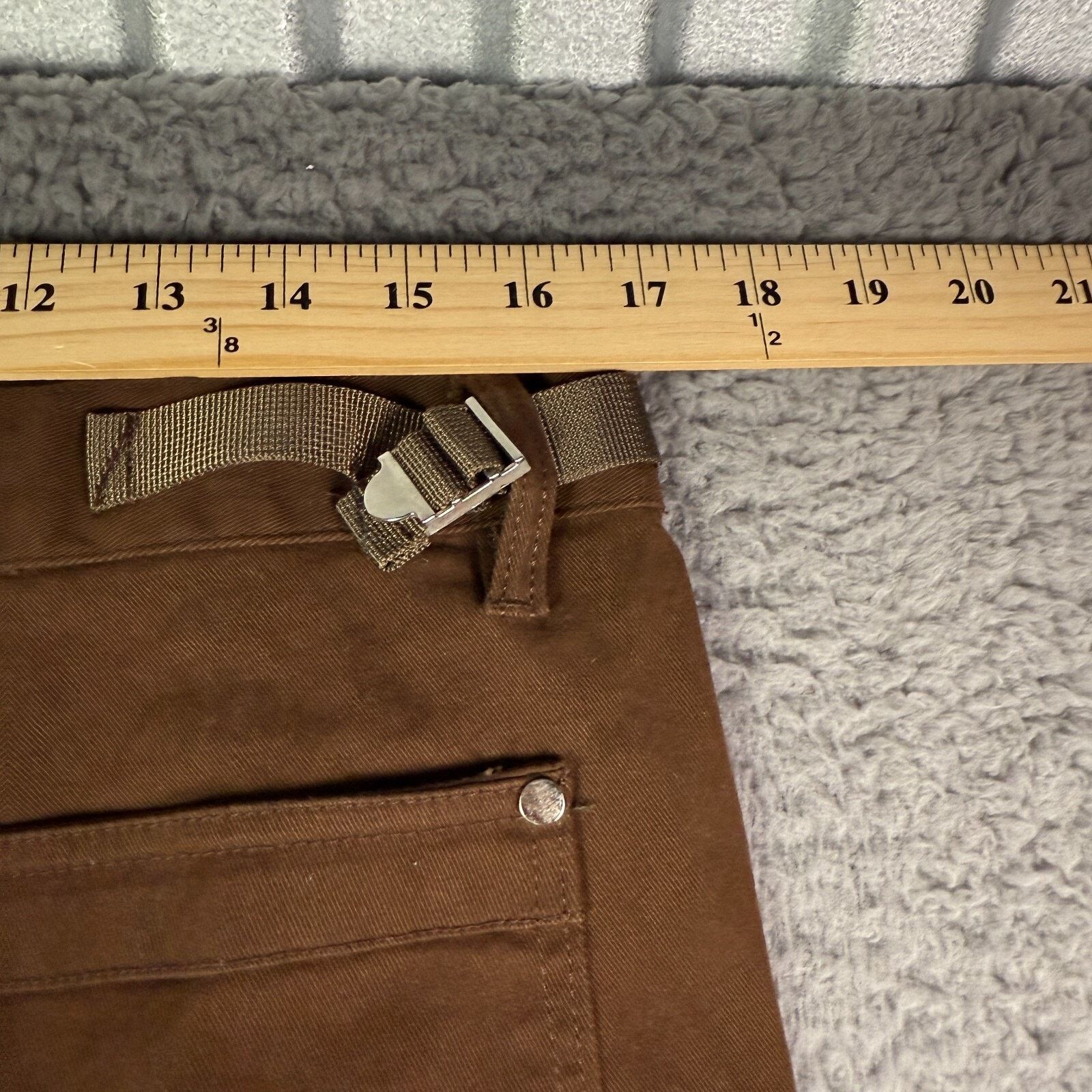 Black Icon Black Icon Pants XL 34x30 Brown Double Knee Flared Carpenter Size US 34 / EU 50 - 10 Thumbnail