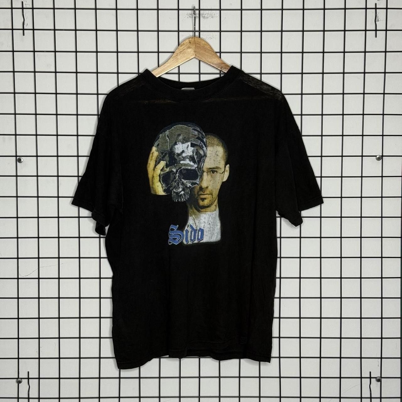 Vintage Sido T shirt Vintage Black Rap Portrait Tee Size US M / EU 48-50 / 2 - 1 Thumbnail