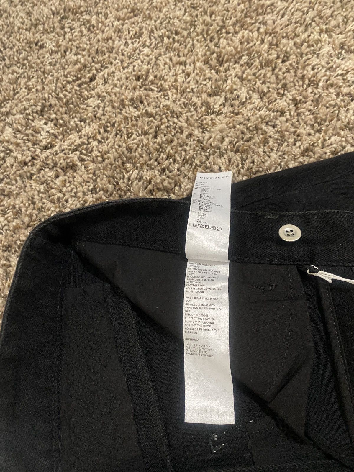 Givenchy Givenchy Matthew Williams Distressed Boro Denim Jeans 35 Size US 33 - 8 Thumbnail