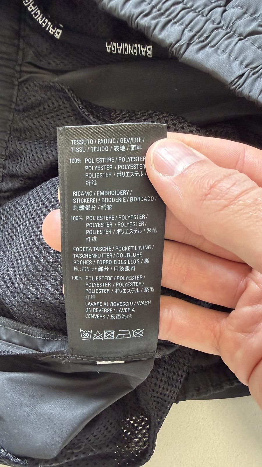 Balenciaga 2021 Black Nylon Technical Cargo Pants Size US 32 / EU 48 - 10 Thumbnail
