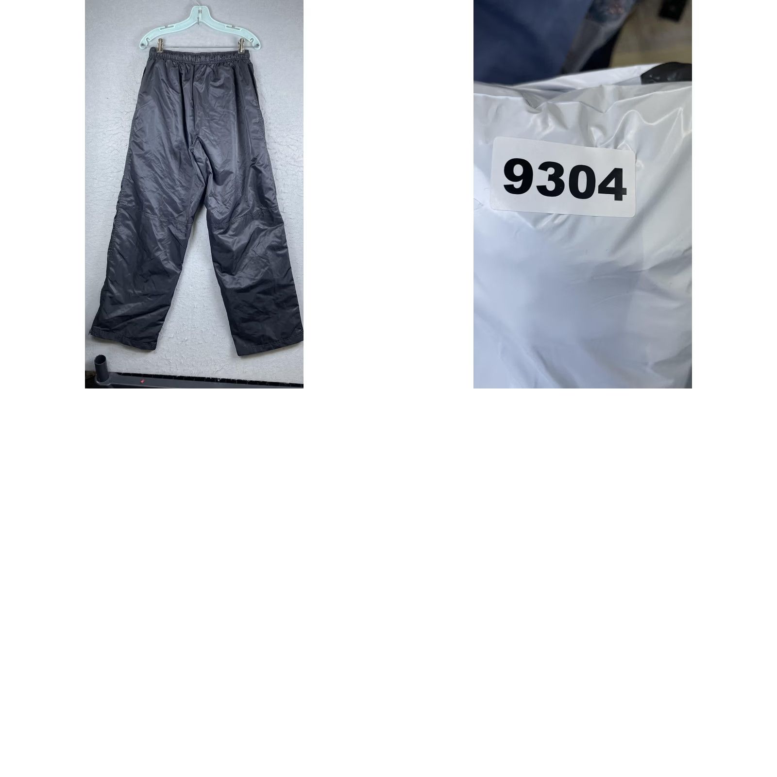 Nike VINTAGE Nike Pants Mens M Black Windbreaker Track Nylon Joggers 90s Size US 31 - 8 Thumbnail