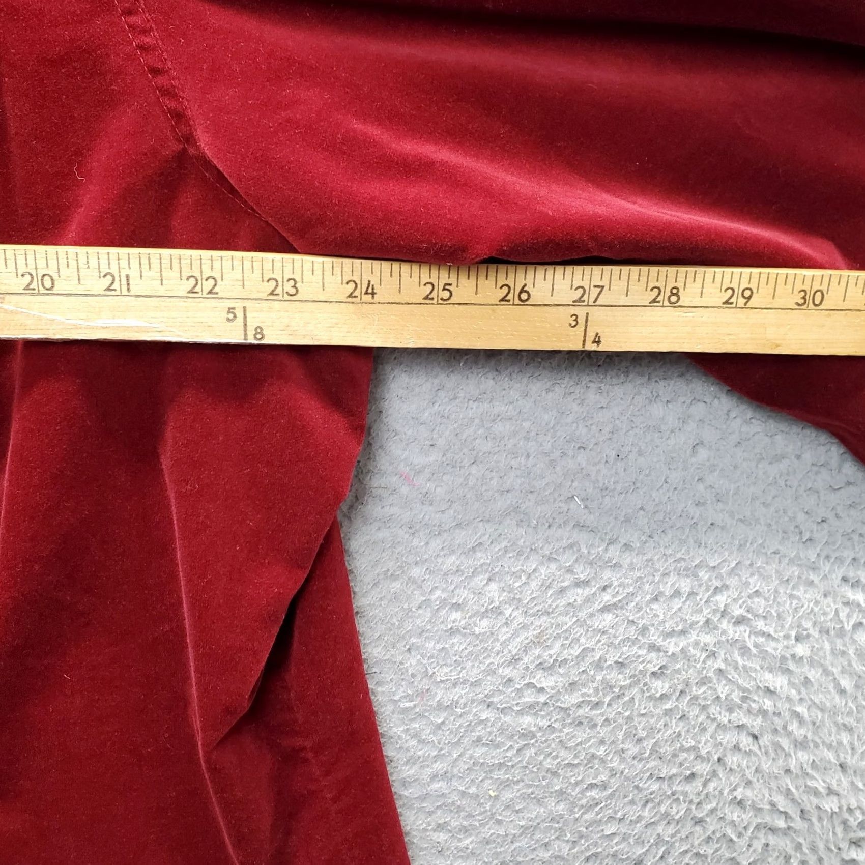 Coldwater Creek Coldwater Creek Velour Jacket Womens 2X Dark Red Long Sleeve Button Front EUC Jacket Women 2X Red Fall Winter Casual Everyday Size XXL / US 16-18 / IT 52-54 - 3 Thumbnail