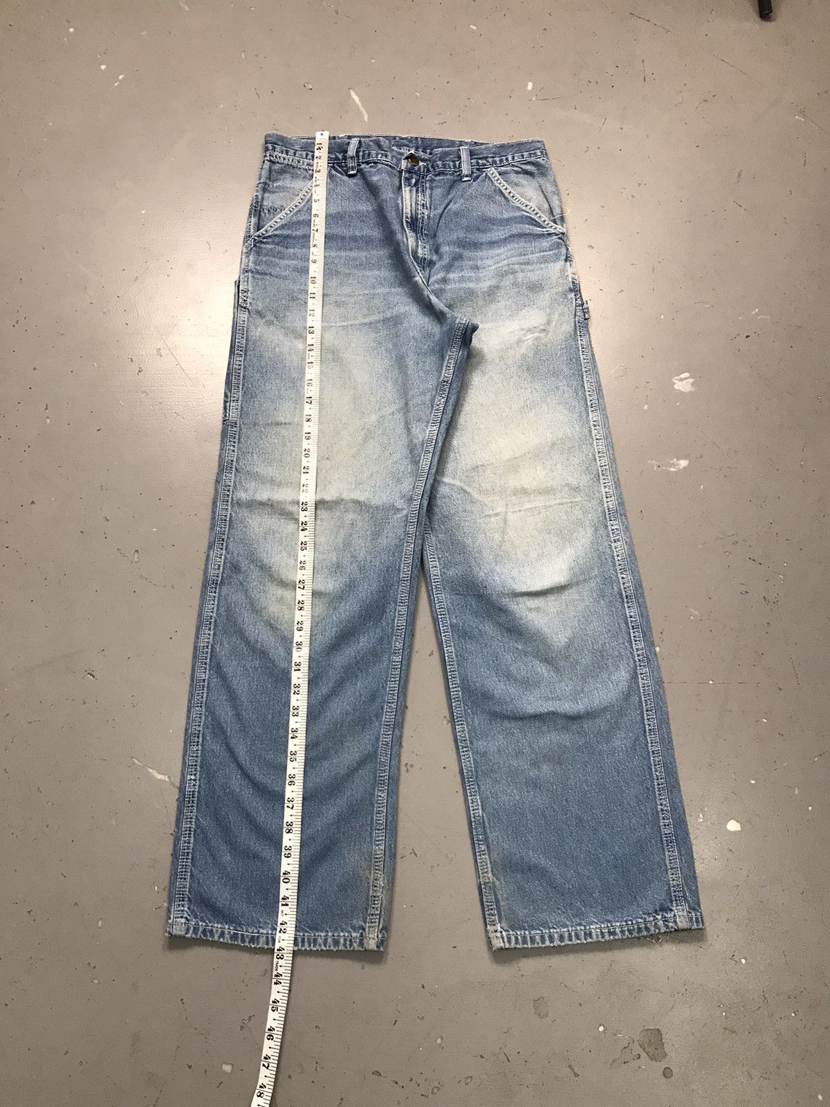 Carhartt 90s Vintage Carhartt carpenter denim workwear Size US 34 / EU 50 - 5 Thumbnail