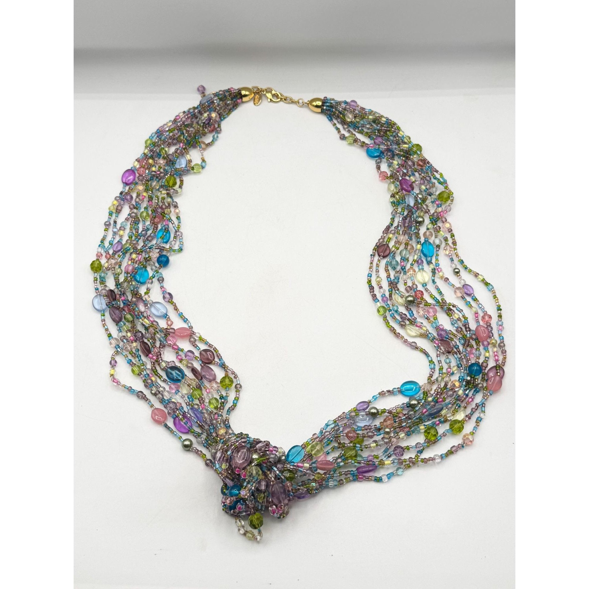 Joan Rivers Joan Rivers Torsade Collection Multi Strand Glass Bead Czech Size ONE SIZE - 2 Thumbnail