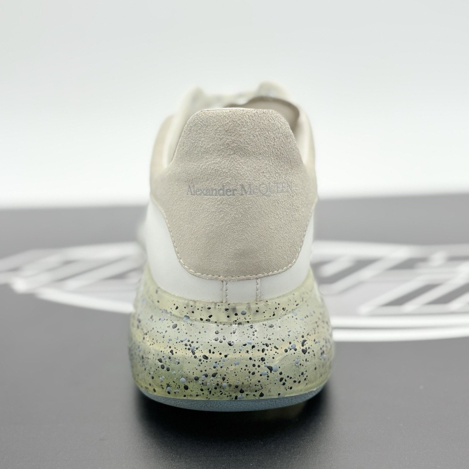 Alexander McQueen Alexander McQueen Clear Sole ' Splatter Blue ' | GREAT COND! Size US 11 / EU 44 - 9 Thumbnail
