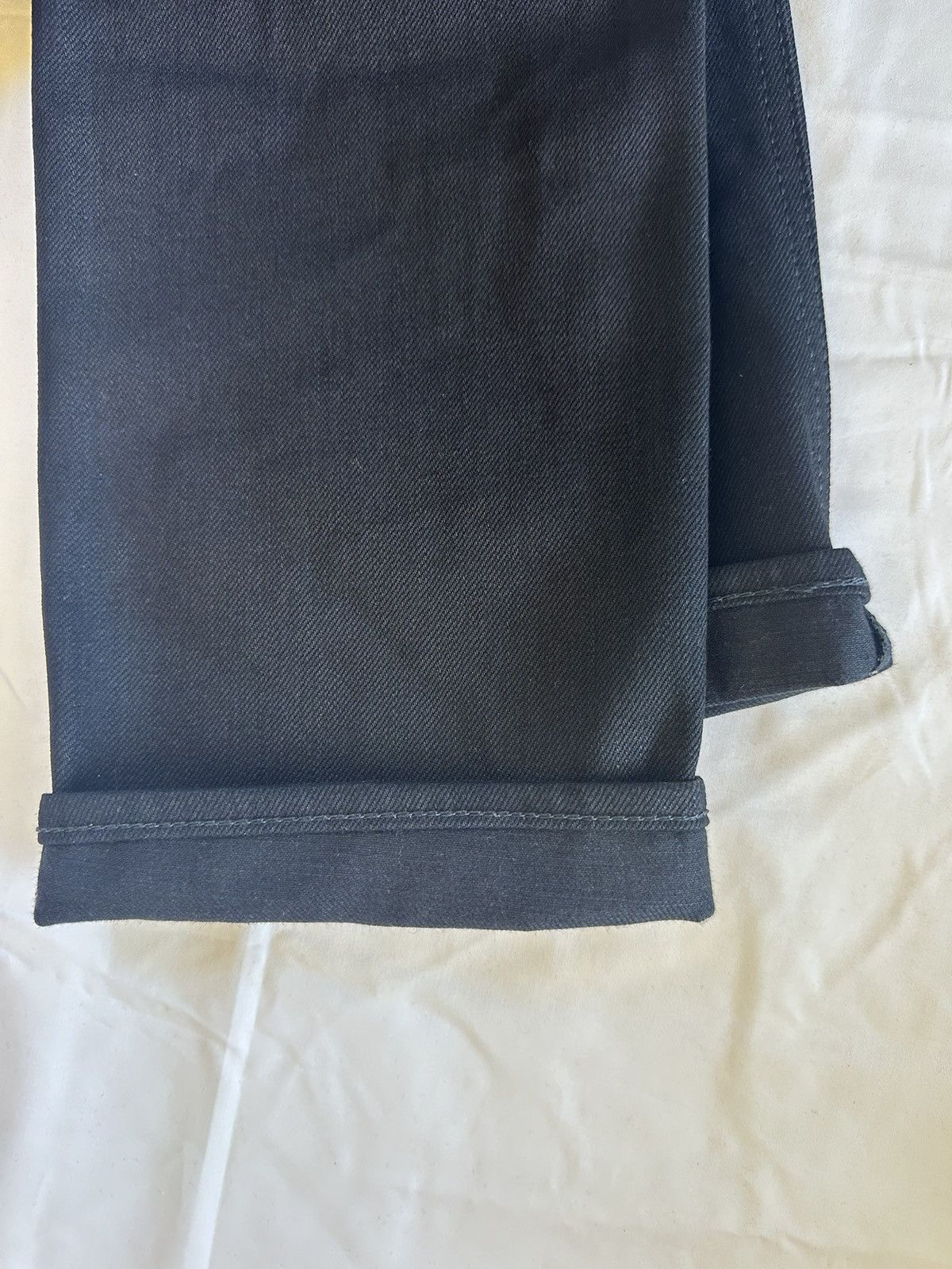 Big John × Japanese Brand Big John M106 Slim Tapered Leg Black Sulfur-Dyed Selvedge Size US 31 - 17 Thumbnail
