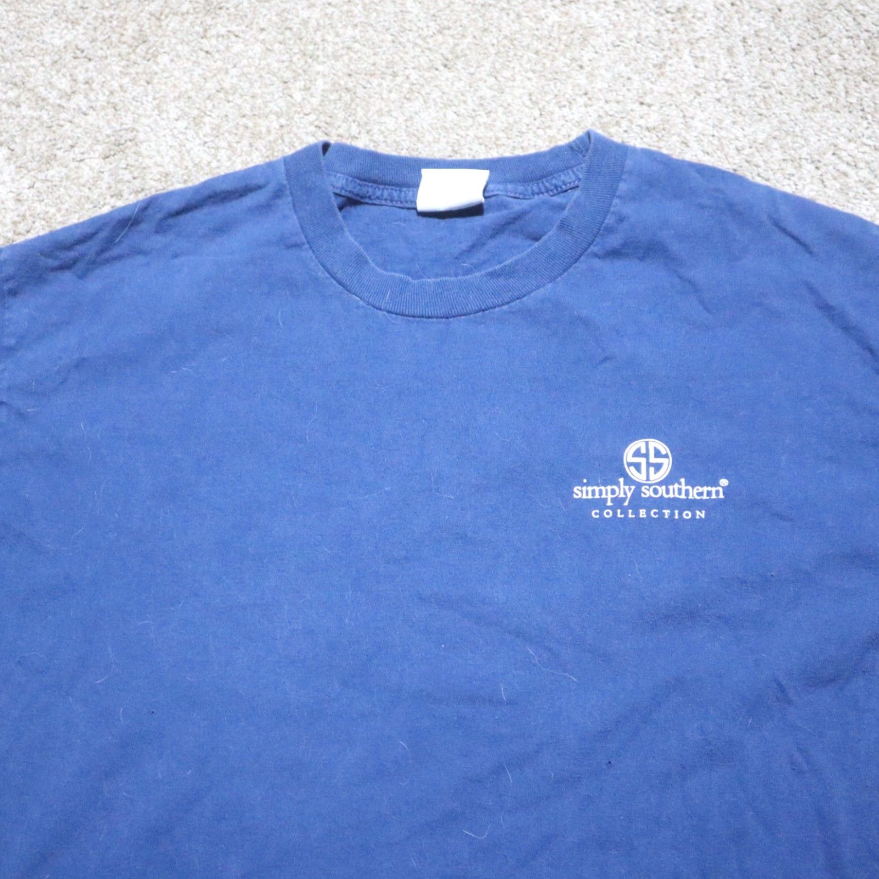 Vintage God Is My Anchor Simply Southern Tee Shirt Adult Women's Size M Medium Blue Graphic Tee Shirt Womens Size M / US 6-8 / IT 42-44 - 2 Thumbnail