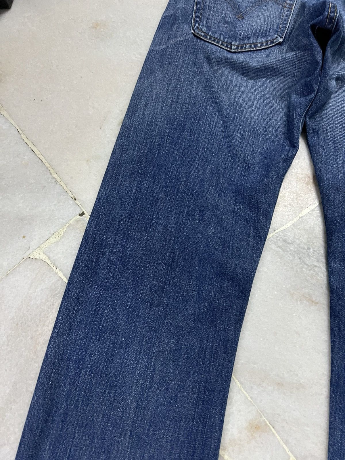 Jean × Levi's × Vintage Vintage Levis 505 Distressed Faded Jean Size US 29 - 15 Thumbnail