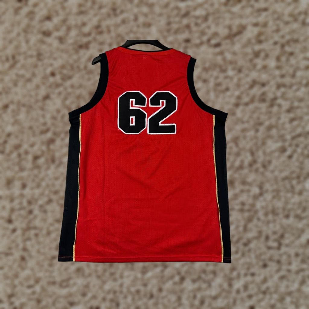 Vintage VINTAGE Bacardi Basketball Jersey Mens XL Red Black Logo Embroidered Knit Polyester Short Sleeve V-Neck T-Shirt Beach 90s Size US XL / EU 56 / 4 - 1 Thumbnail