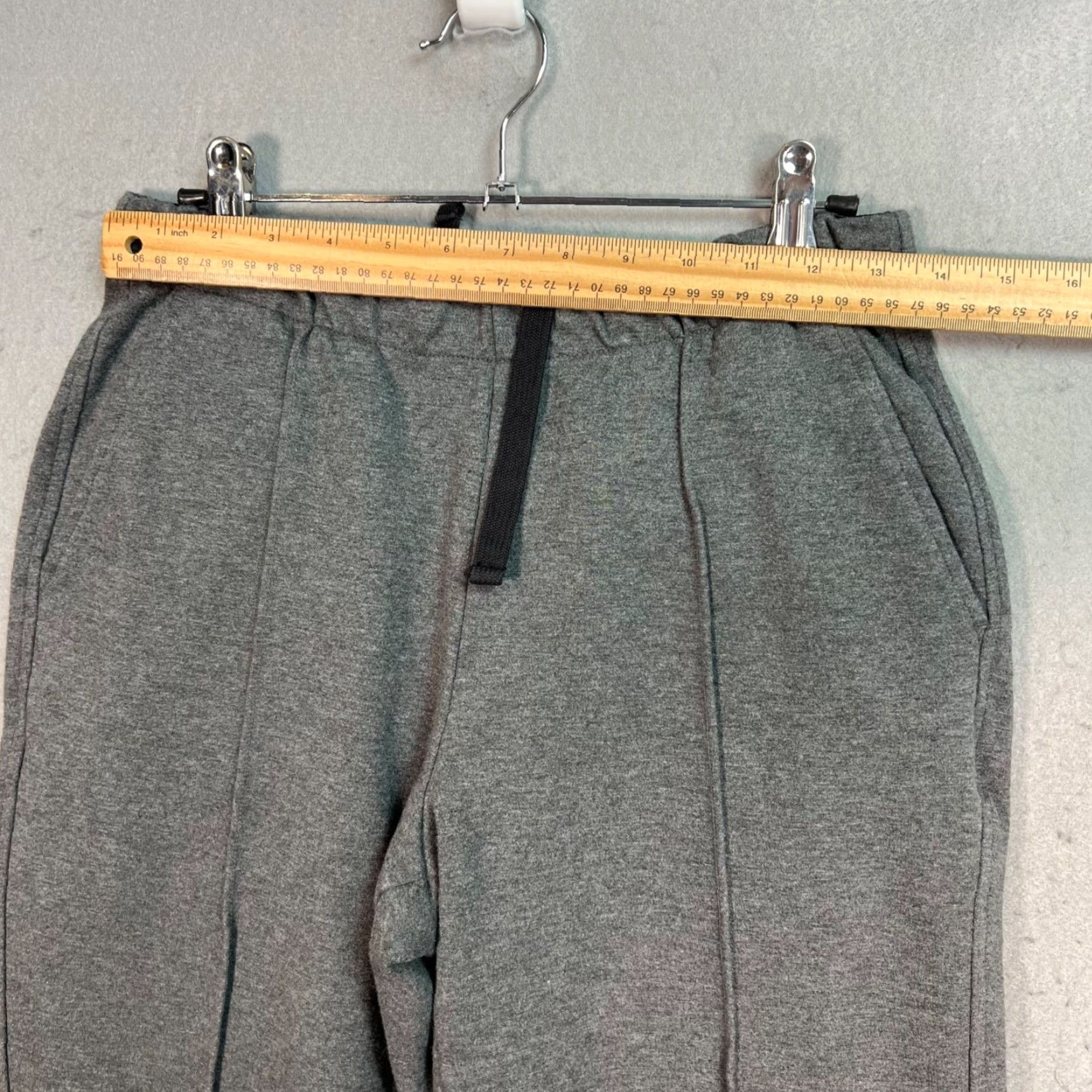 Everlane Everlane Womens Pants, Trousers, Stretch Cotton Modal, Gray, Size S, Ankle, High Rise, Flat Front, Inseam 25in, tapered, Regular, Womens Size 28" / US 6 / IT 42 - 5 Thumbnail