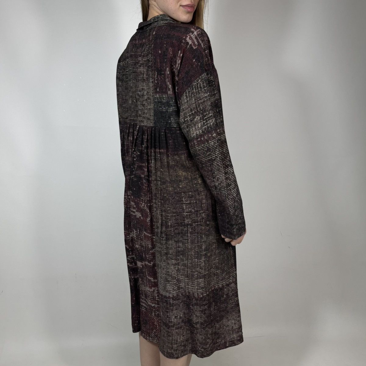 OSKA OSKA Python Snake Abstract Print Luxury Style Midi Dress Size M / US 6-8 / IT 42-44 - 3 Thumbnail