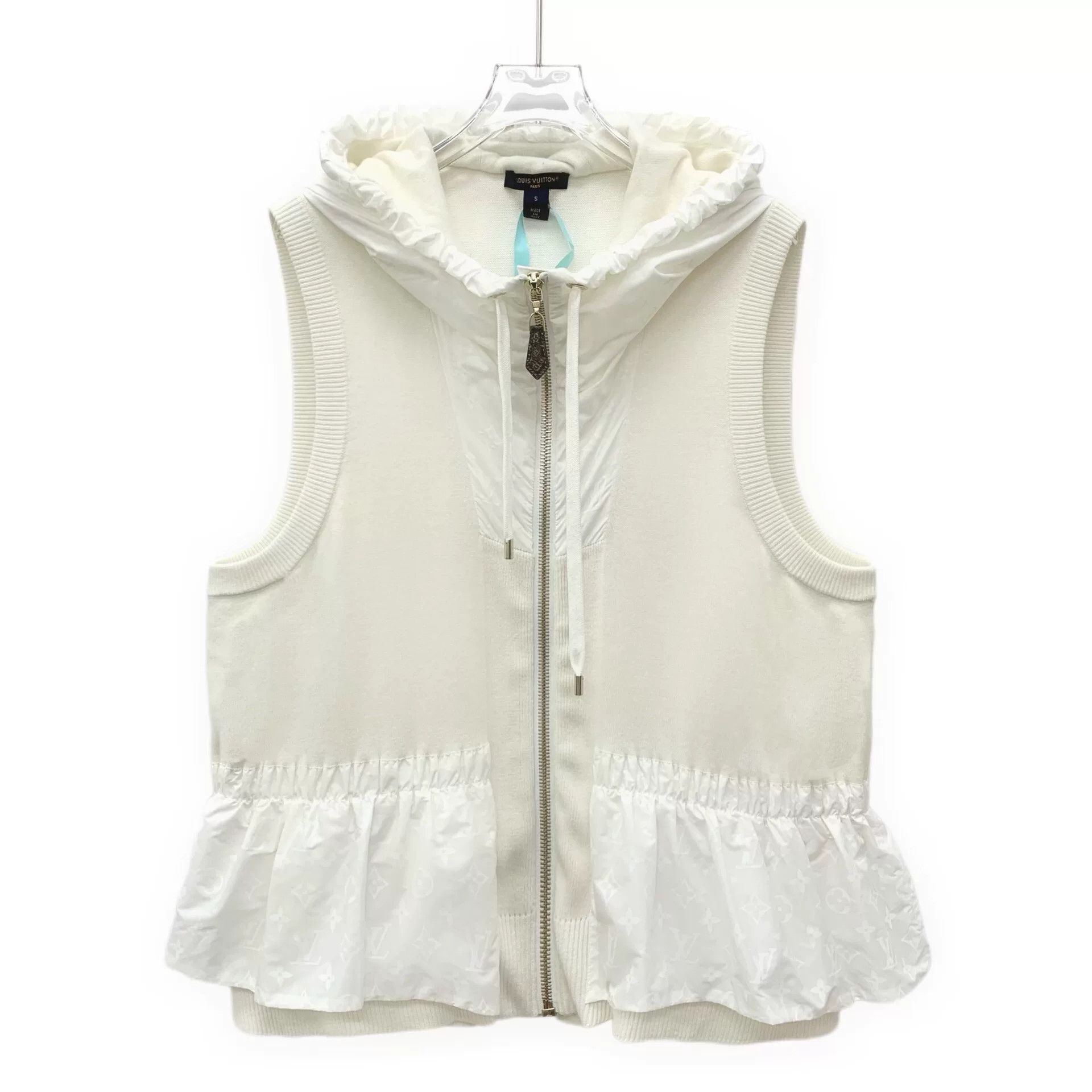 Louis Vuitton Louis Vuitton White Jacket S Women Size S / US 4 / IT 40 - 1 Thumbnail