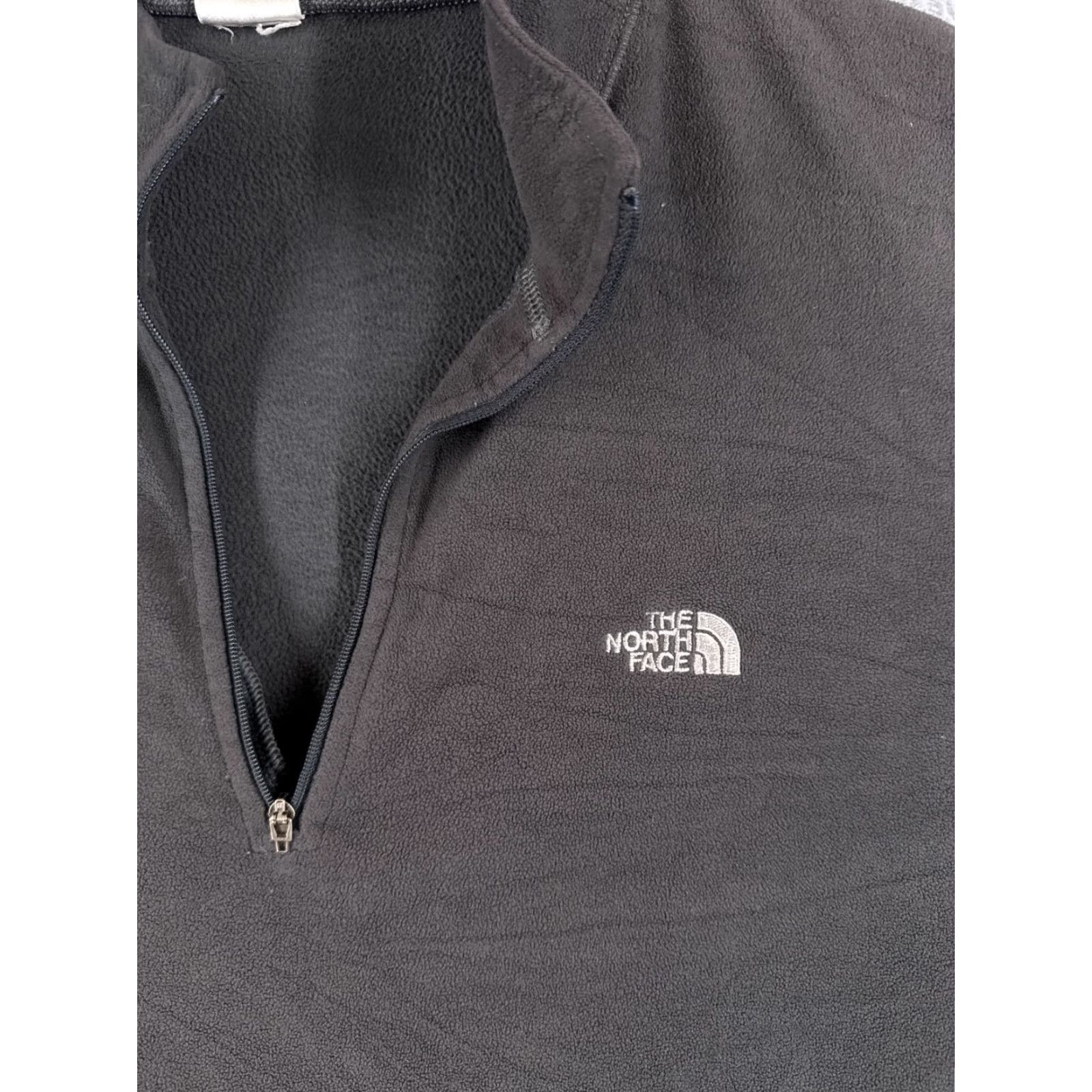 The North Face The North Face Sweater Men Large Black 1/4 Zip Mock Neck Polyester Read Size US L / EU 52-54 / 3 - 6 Thumbnail