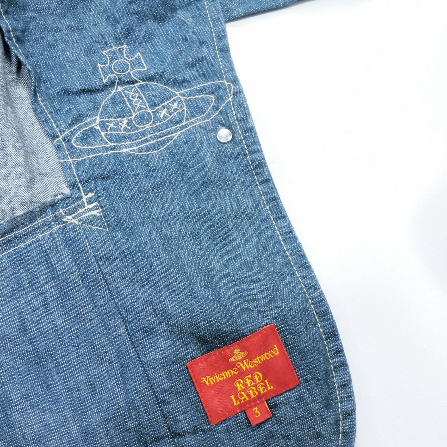 Vivienne Westwood VIVIENE WESTWOOD RED LABEL BLAZER INDIGO DENIM JACKET Size L / US 10 / IT 46 - 6 Thumbnail