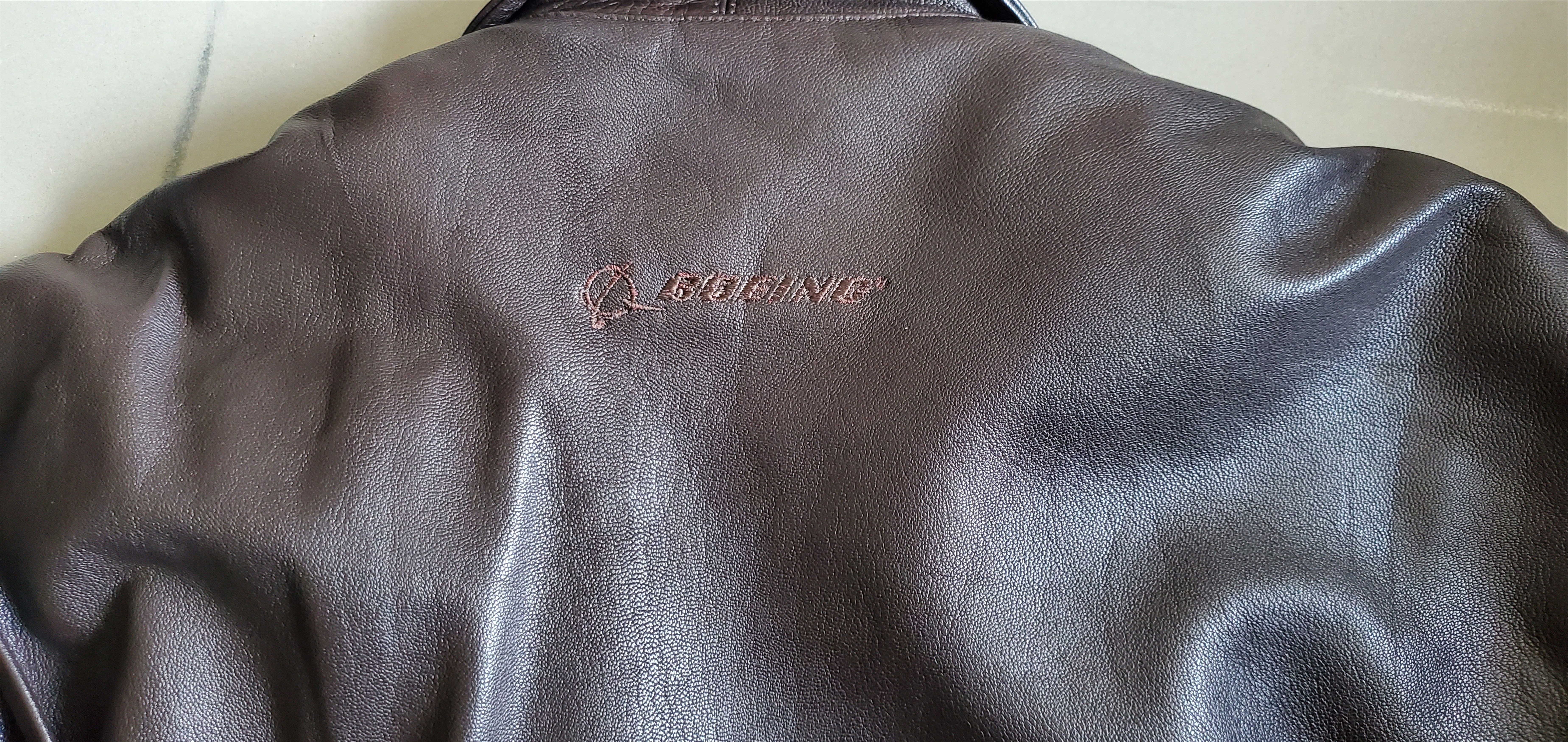 Cooper Cooper A-2 Goatskin Boeing Cockpit Jacket Size US XL / EU 56 / 4 - 4 Thumbnail