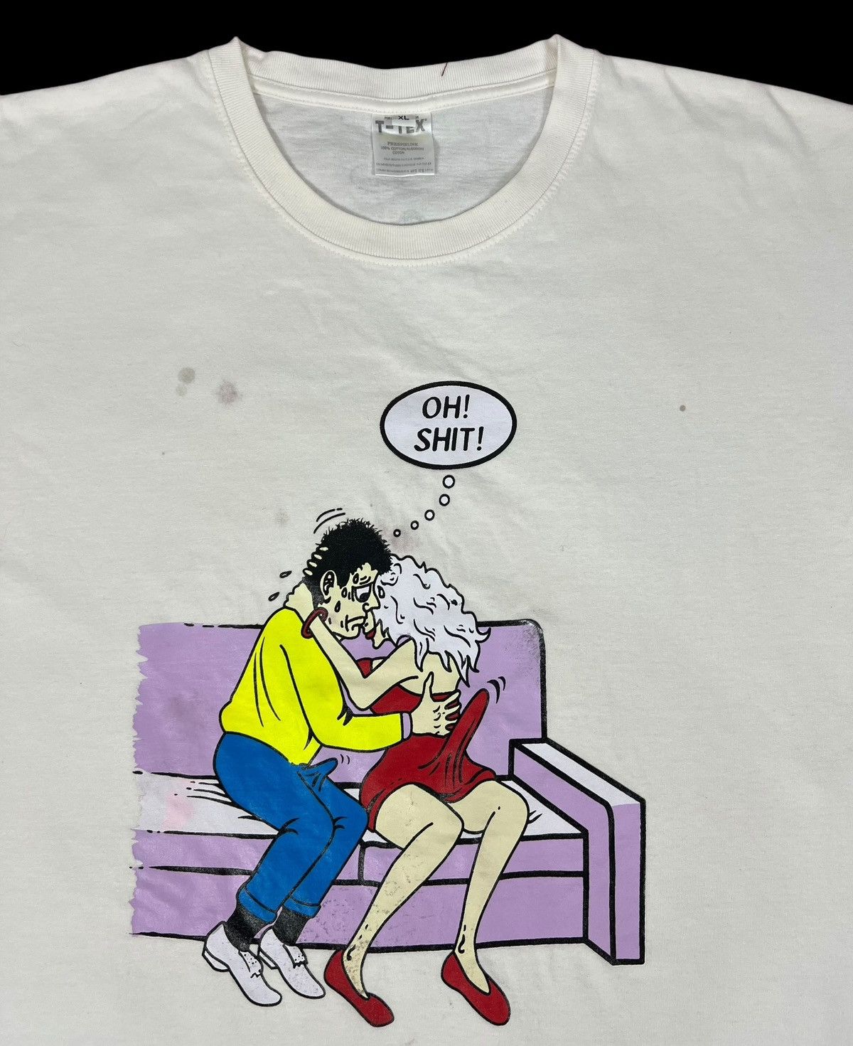 Vintage OH SHIT!! VINTAGE TEE Size US XL / EU 56 / 4 - 1 Thumbnail