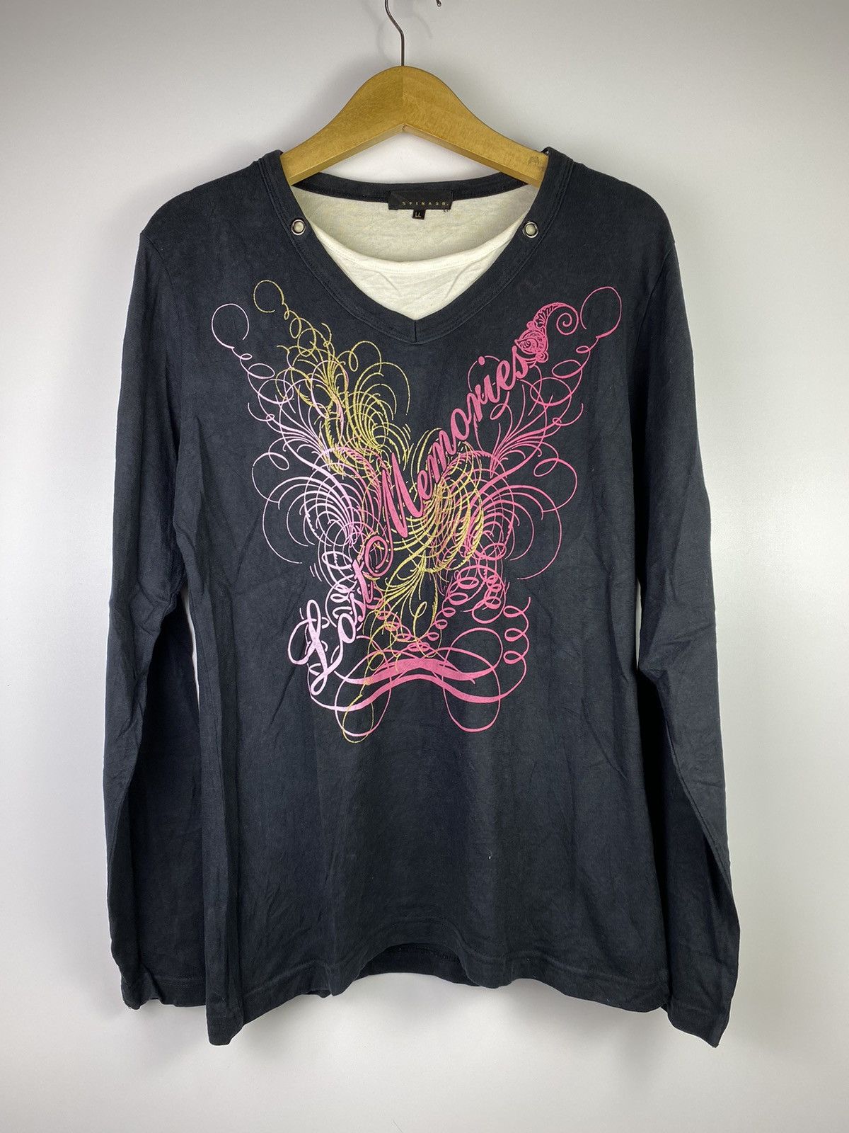 14th Addiction × GOSTAR DE FUGA × KMRii 2000s spinash double layer japanese gothic style Size US M / EU 48-50 / 2 - 1 Thumbnail