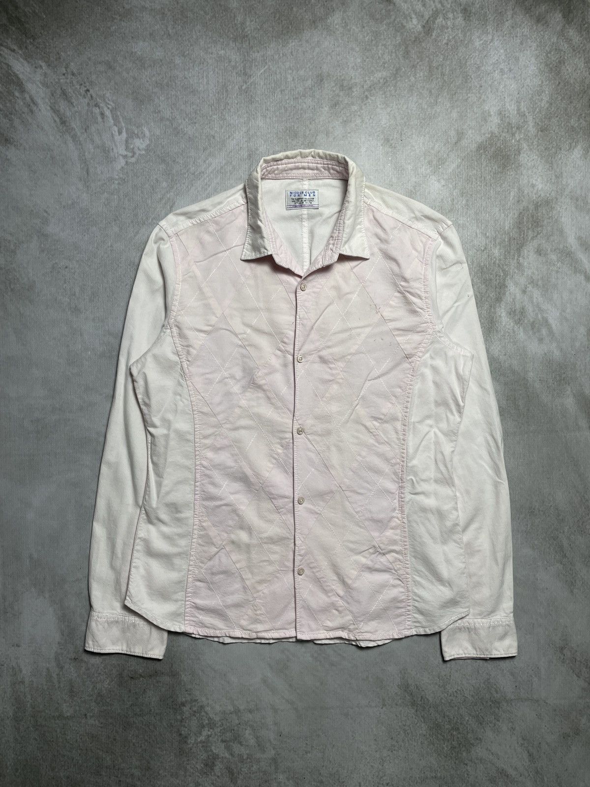 Nicole Club 2000’s NCFM - Panel Pattern Longshirt Size US M / EU 48-50 / 2 - 1 Thumbnail