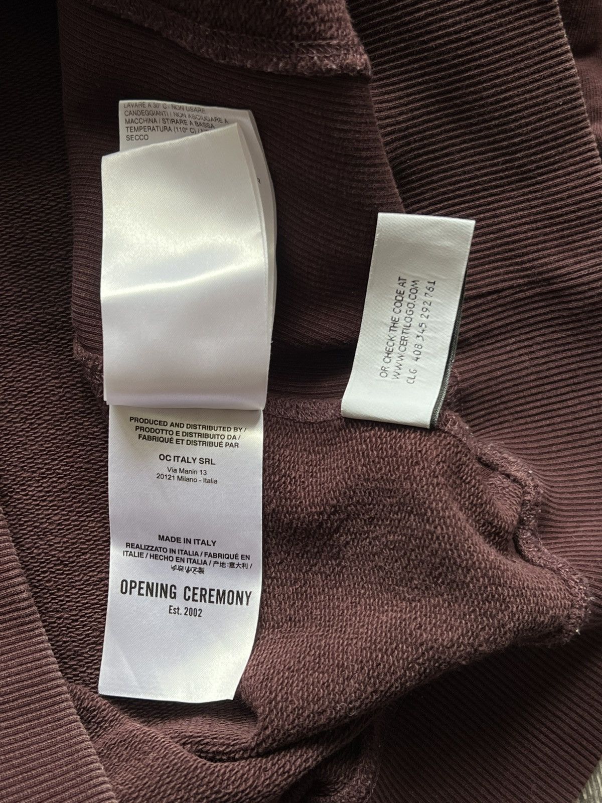 Opening Ceremony Opening Ceremony Hoodie oversize baggy Mens Sweatshirt Size US S / EU 44-46 / 1 - 6 Thumbnail